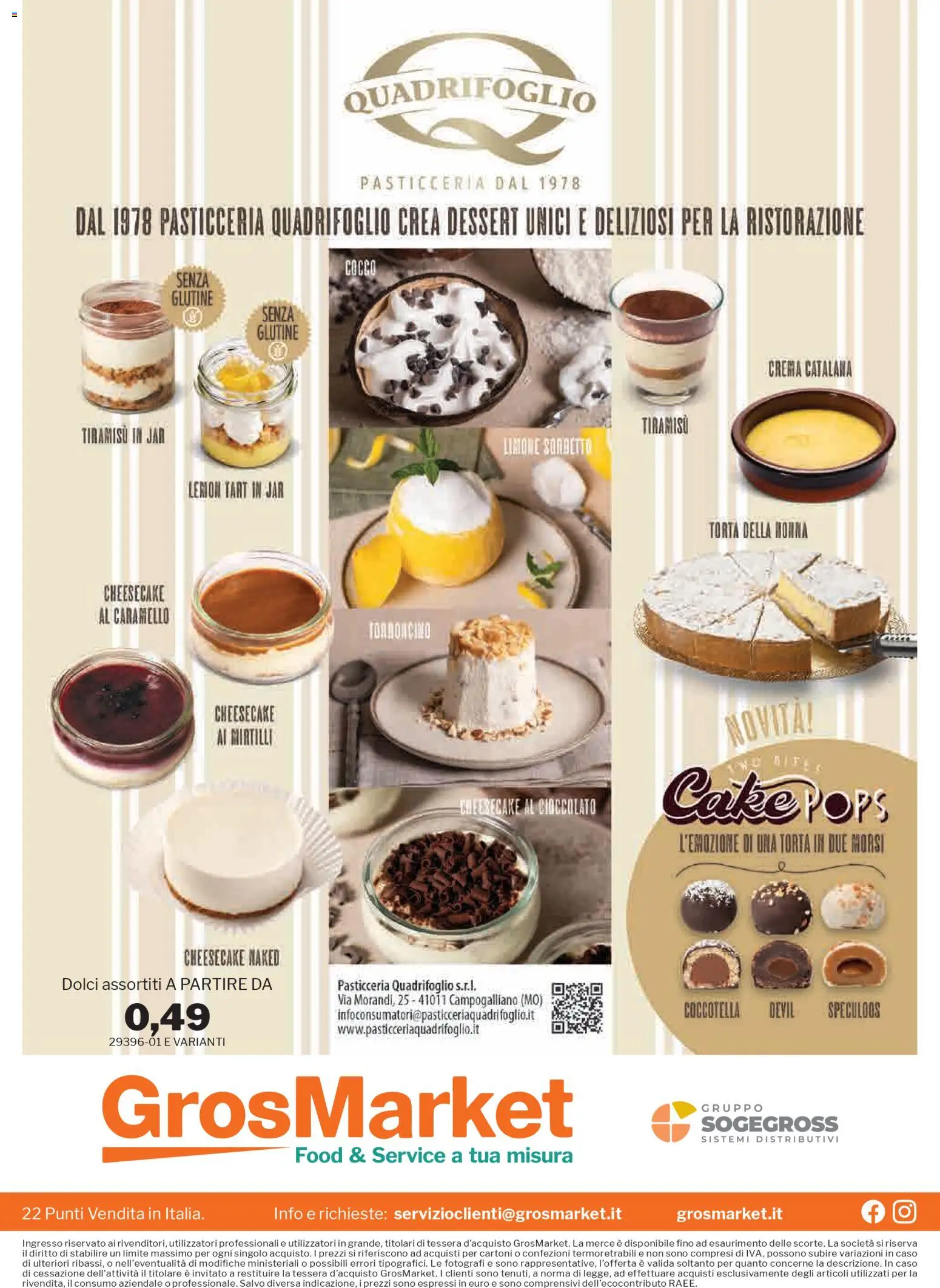 Volantino Sogegross del 11.02.2026 | Pagina: 31 | Prodotti: Crema, Cioccolato, Sorbetto, Mirtilli