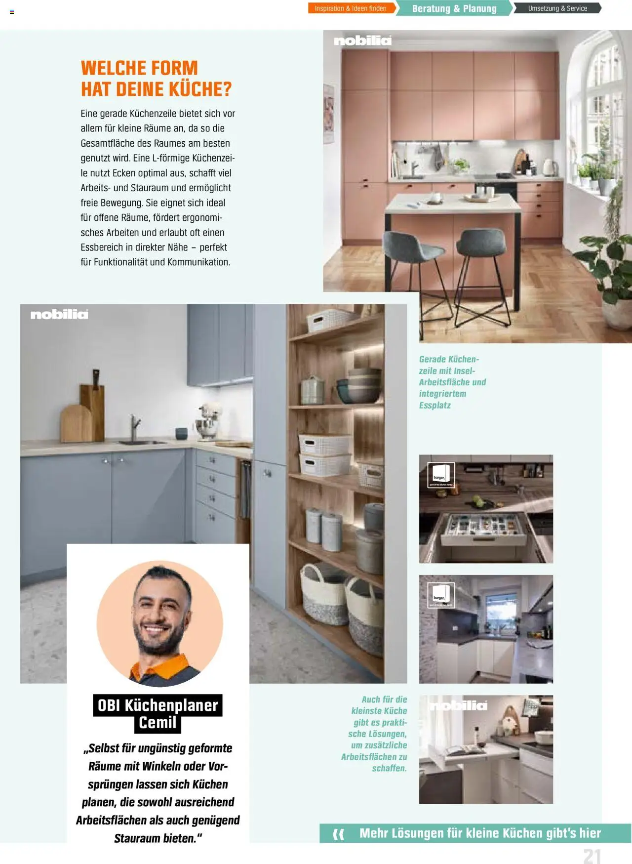 OBI - KüchenPlaner gültig ab 30.07.2025 | Seite: 21 | Produkte: Küchenzeile
