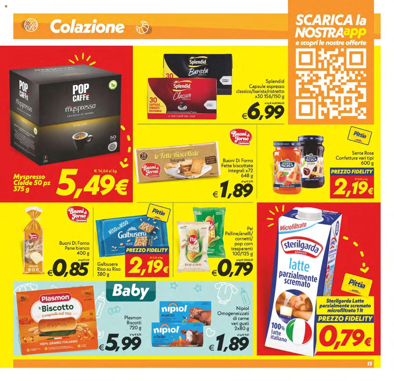 Volantino SuperConveniente del 13.02.2026 | Pagina: 13 | Prodotti: Caffè, Riso, Manzo, Latte