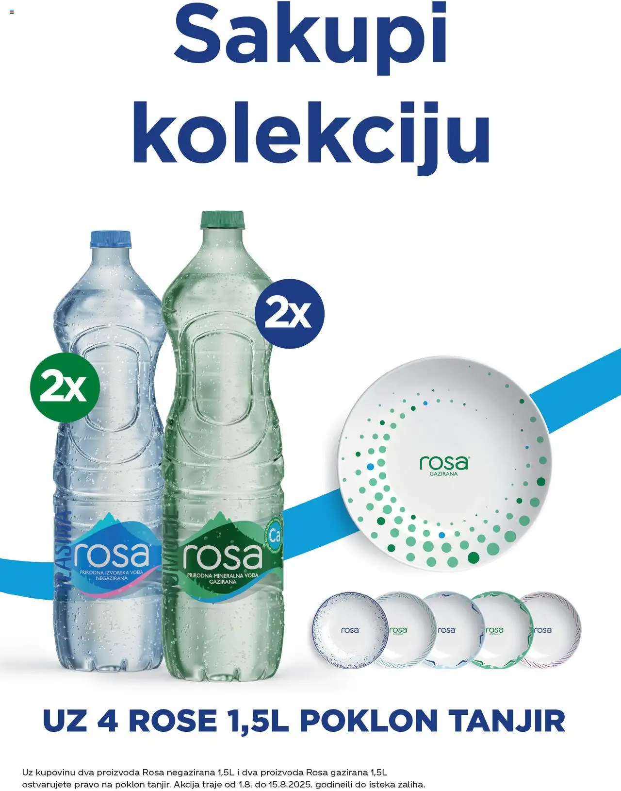 Univerexport katalog - važi od 01.08.2025 | Strana: 1 | Proizvode: Tanjir, Voda, Mineralna voda