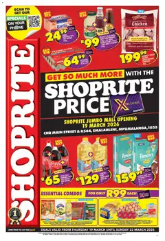 Shoprite specials catalogue – valid from 19.03.2026