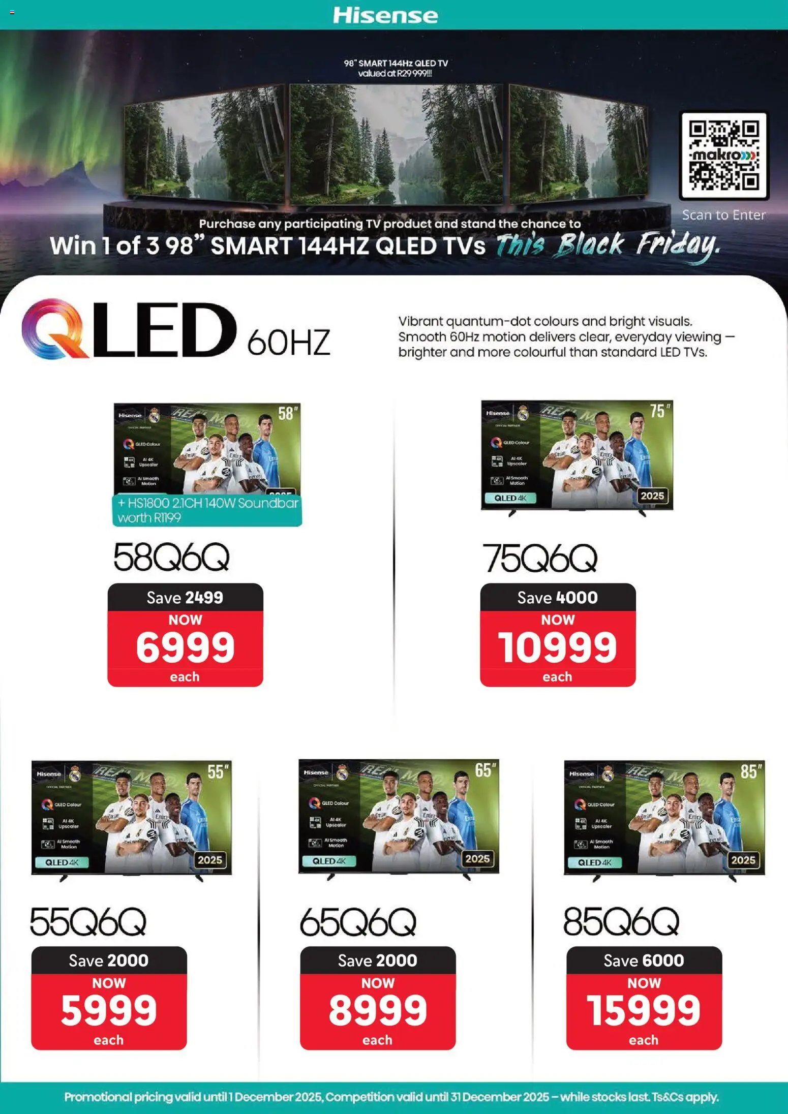 New Makro catalogue – valid from 24.11.2025 | Page: 3 | Products: TV, Soundbar