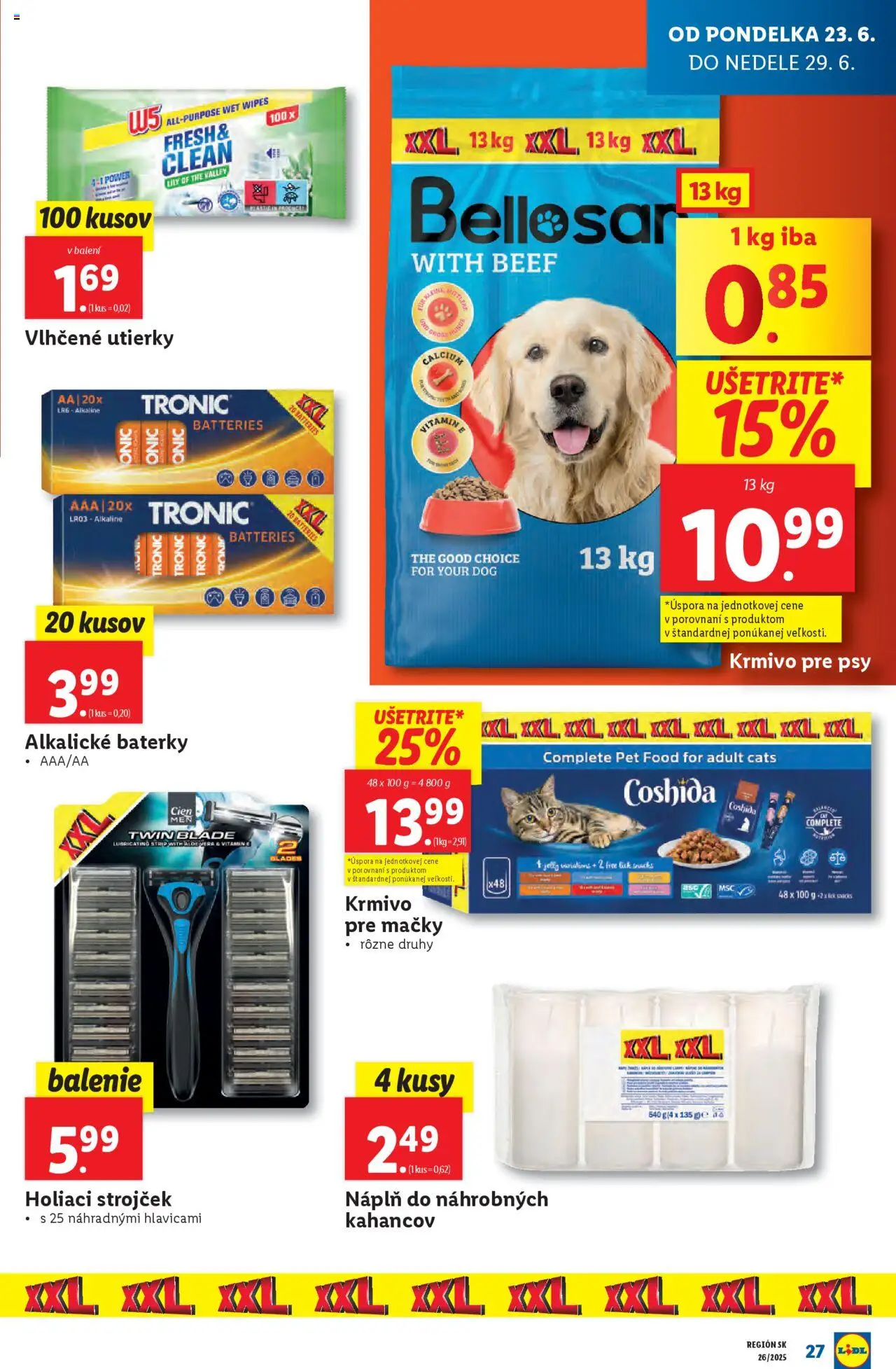 Lidl leták │ platný od 23.06.2025 | Strana: 33 | Produkty: Baterky, Strojček, Holiaci strojček