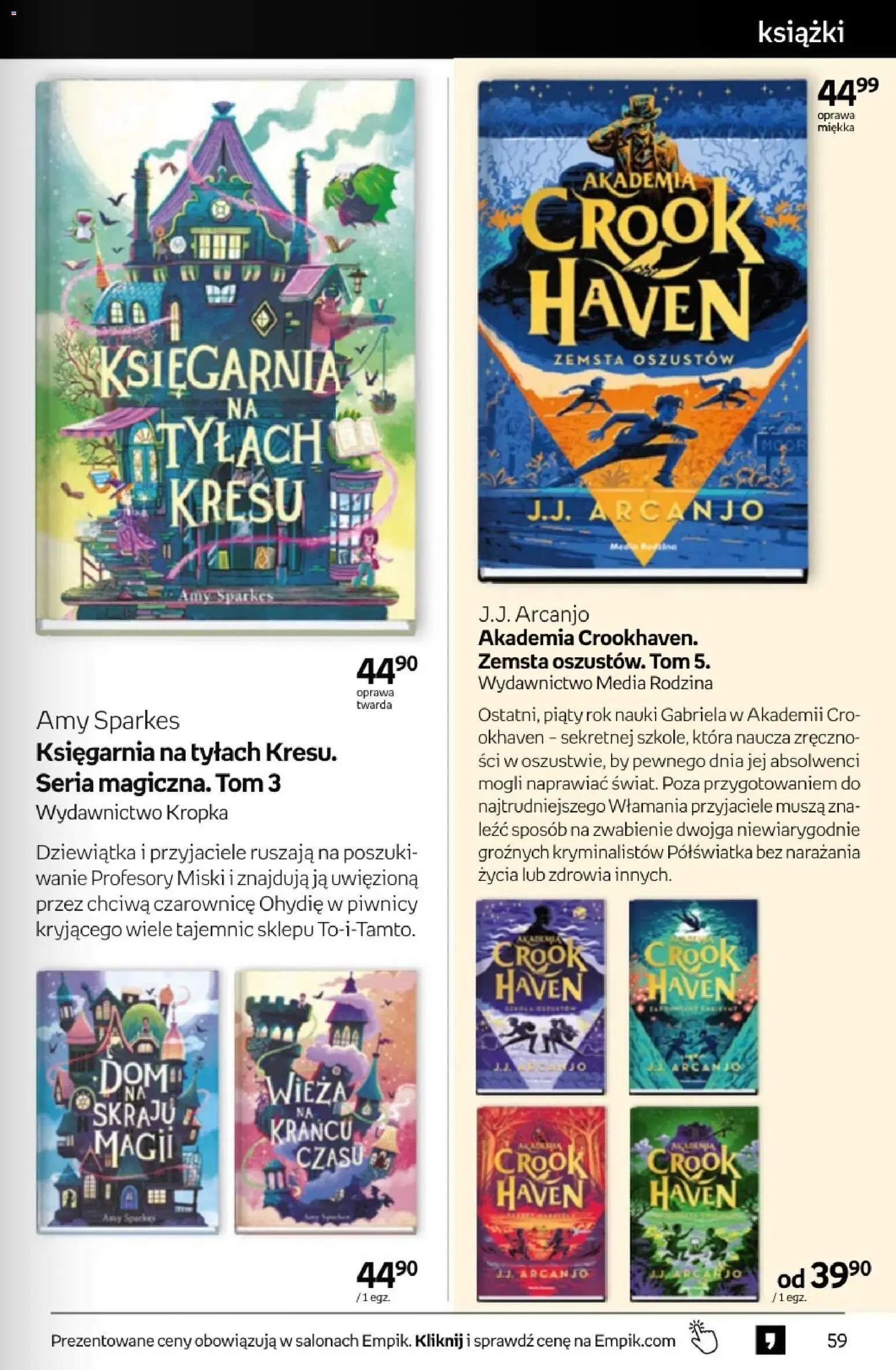 Empik promocje - Tom kultury Książki od 22.04.2026 | Strona: 59 | Produkty: Książki