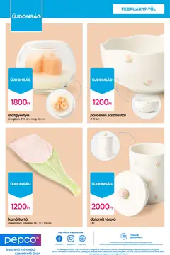 Pepco Akciós újság - amely érvényes a következő dátumtól: 19.02.2026 | Oldal: 10
