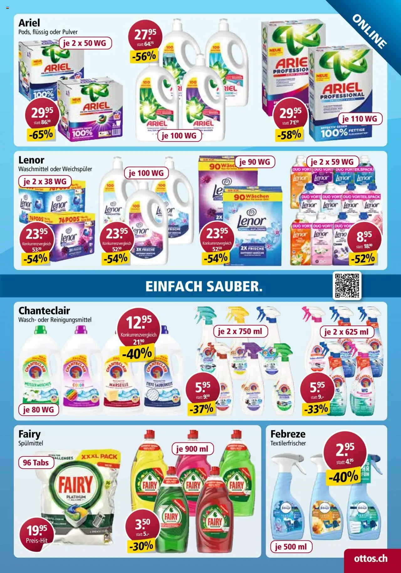 Otto's Aktionen Online Katalog ab 25.08.2025 | Seite: 39 | Produkte: Pulver, Weichspüler, Waschmittel