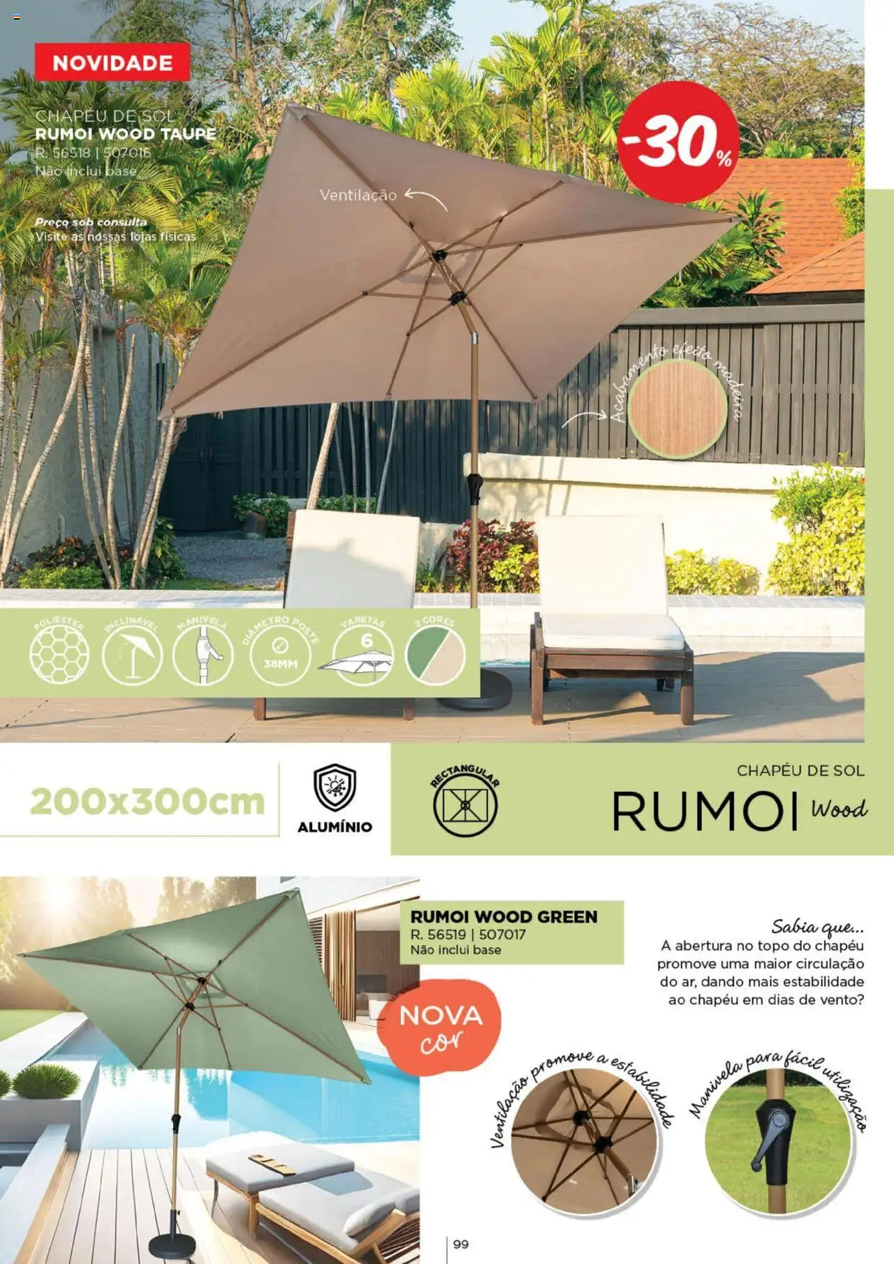 Espaço Casa - Catálogo  Ec Ar Livre  2025 │ válido de 04.03.2025 | Página: 99 | Produtos: Chapéu, Base