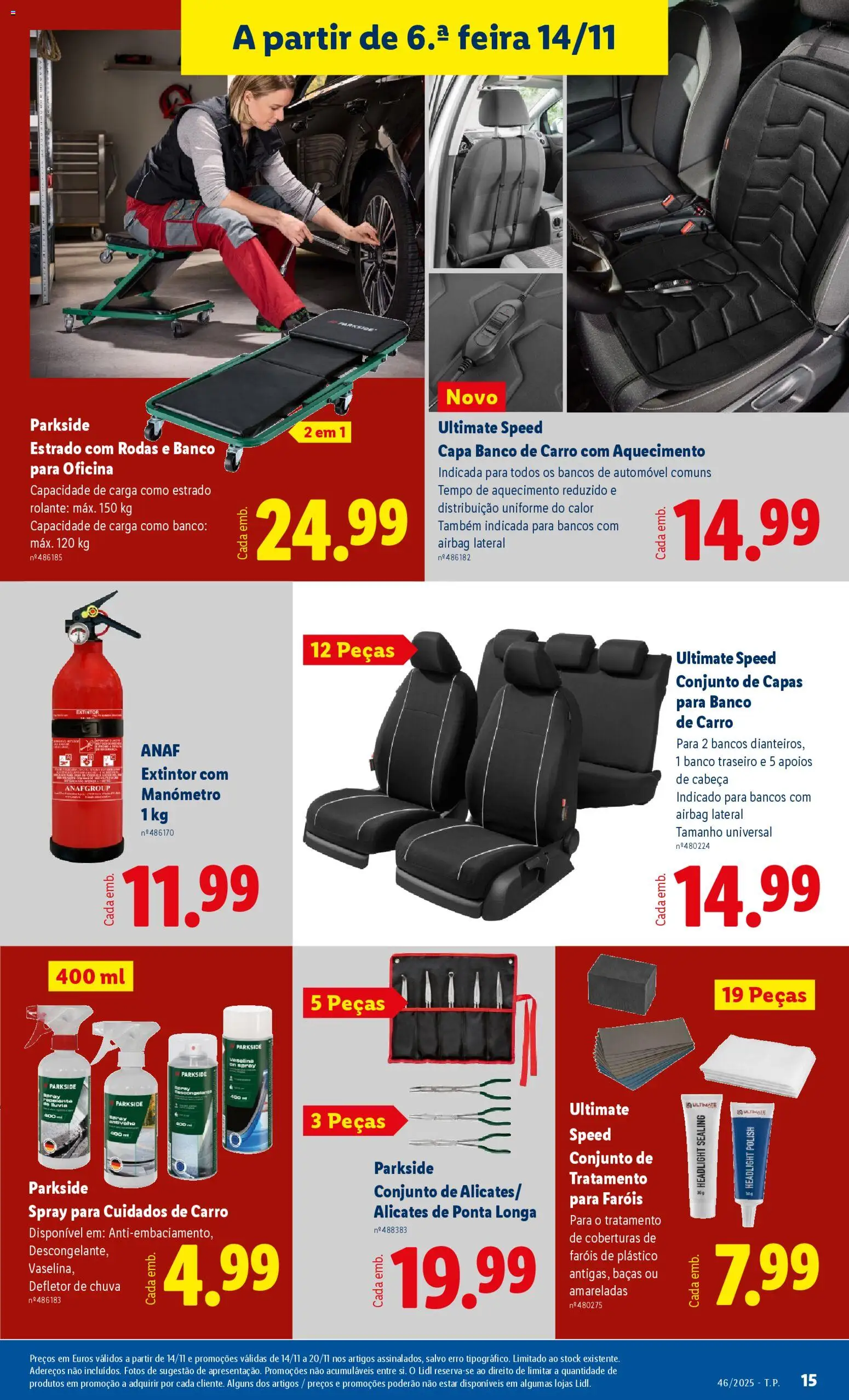 Lidl Black Friday │ válido de 10.11.2025 | Página: 15 | Produtos: Banco