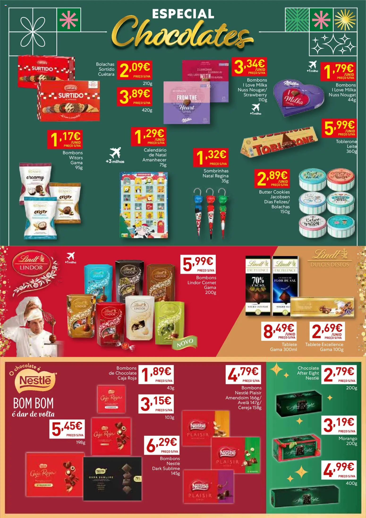 Recheio - Bons Negócios Madeira │ válido de 04.11.2025 | Página: 16 | Produtos: Chocolates, Cereja, Leite, Nestlé