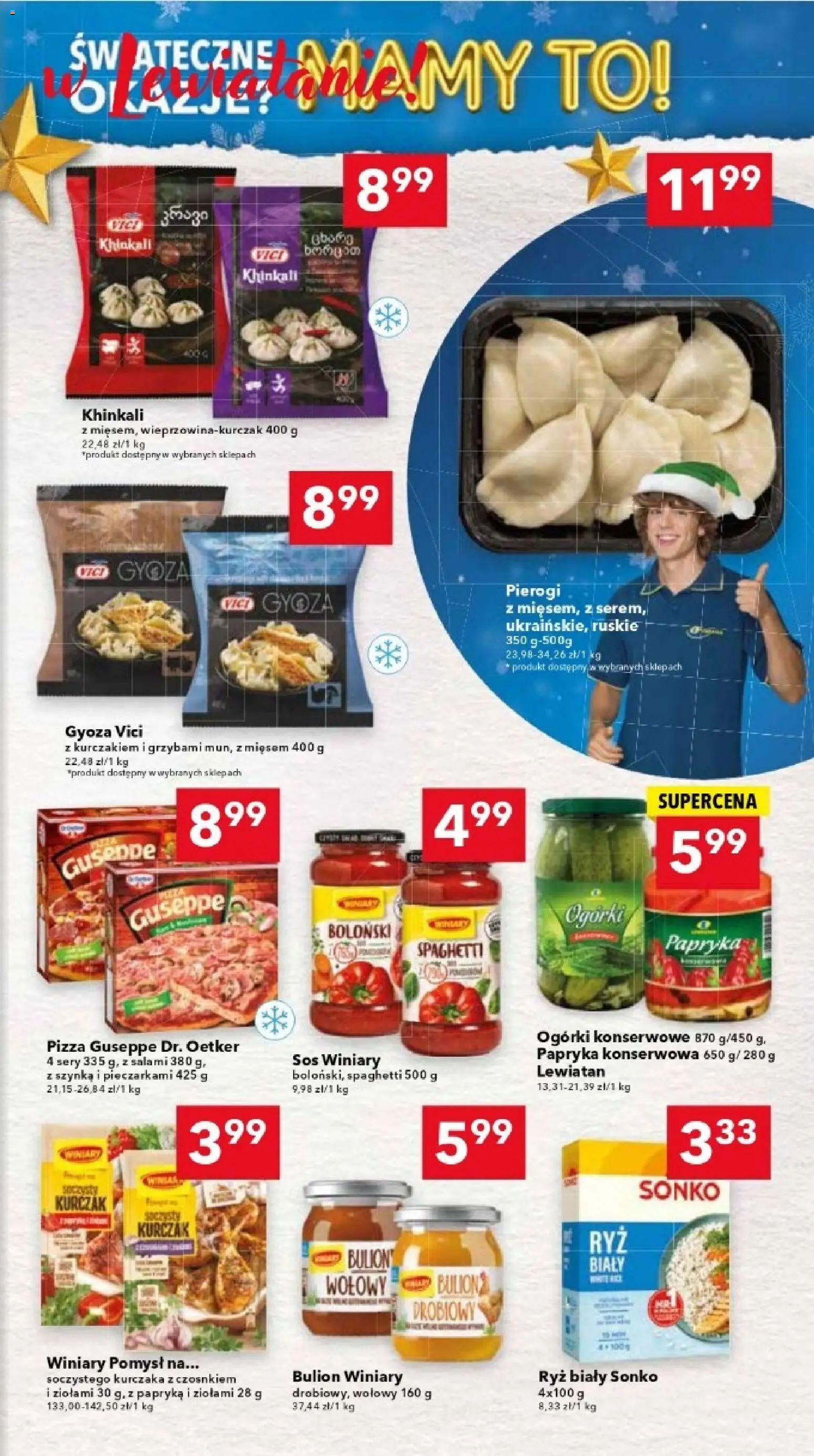 Lewiatan gazetka - Warszawa od 04.12.2025 | Strona: 9 | Produkty: Gyoza, Szynka, Papryka, Ogórki konserwowe
