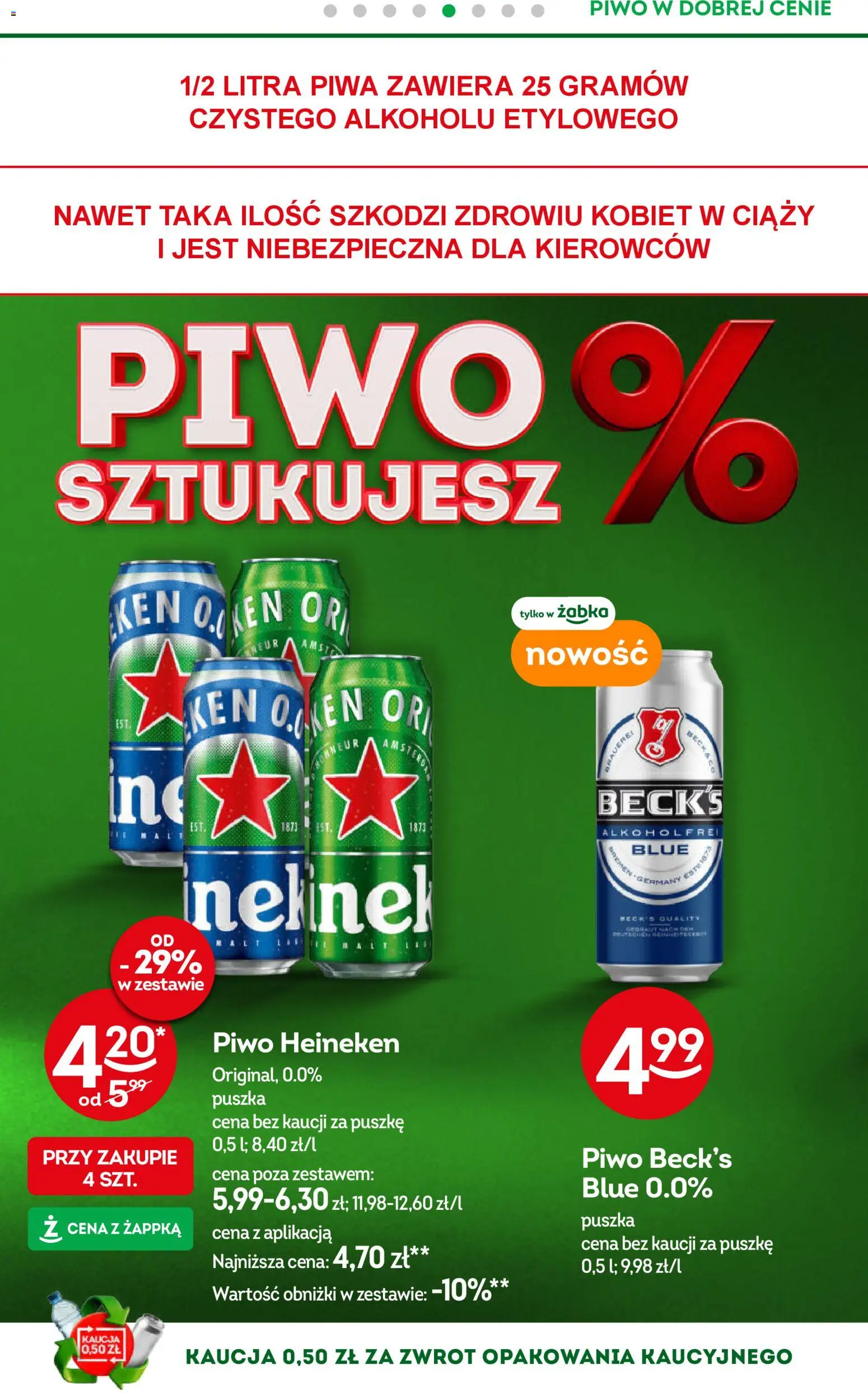 Żabka gazetka od 08.04.2026 | Strona: 41 | Produkty: Piwo, Heineken