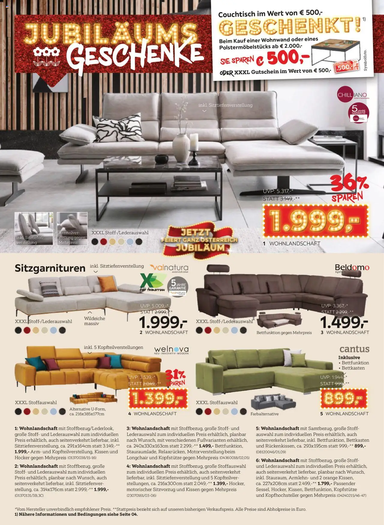 XXXLutz Jubiläumsangebote gültig ab 19.08.2025 | Seite: 2 | Produkte: Kissen, Couchtisch