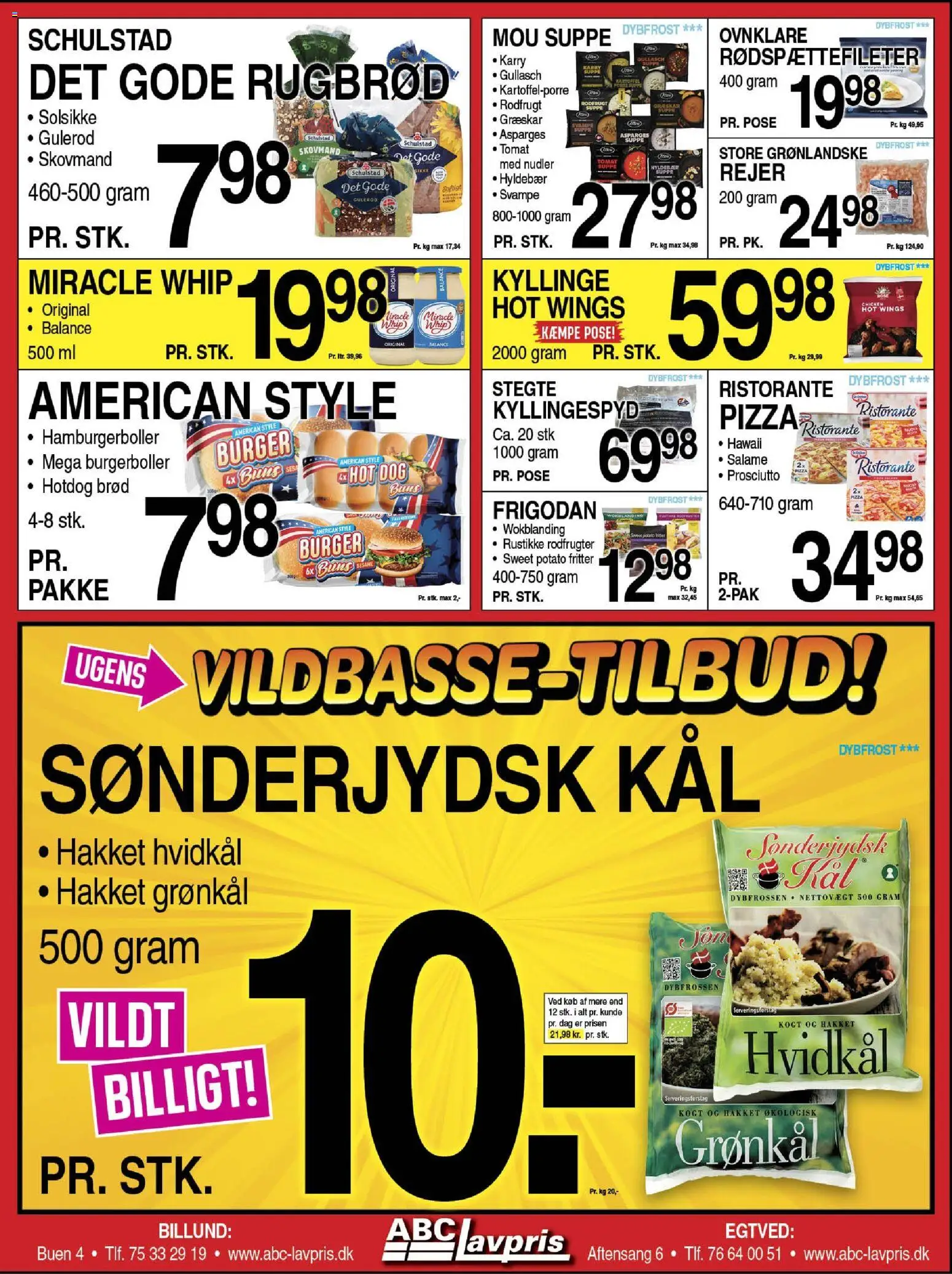 Abc Lavpris tilbudsavis – gyldig fra 19.11.2025 | Side: 4 | Produkter: Svampe, Suppe, Grønkål, Asparges