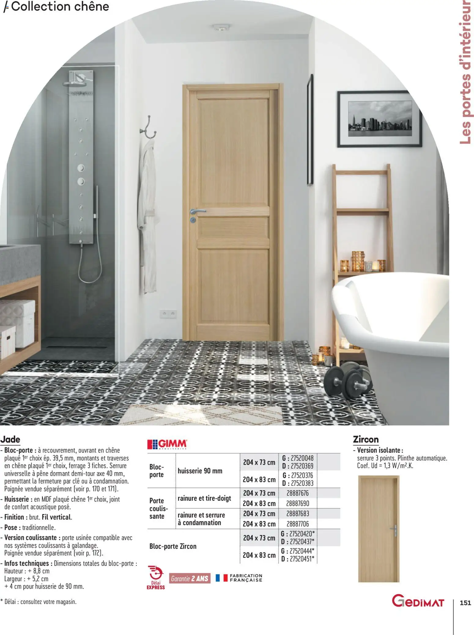 {H1} | Page: 151 | Produits: Clé, Plinthe, Porte, Portes