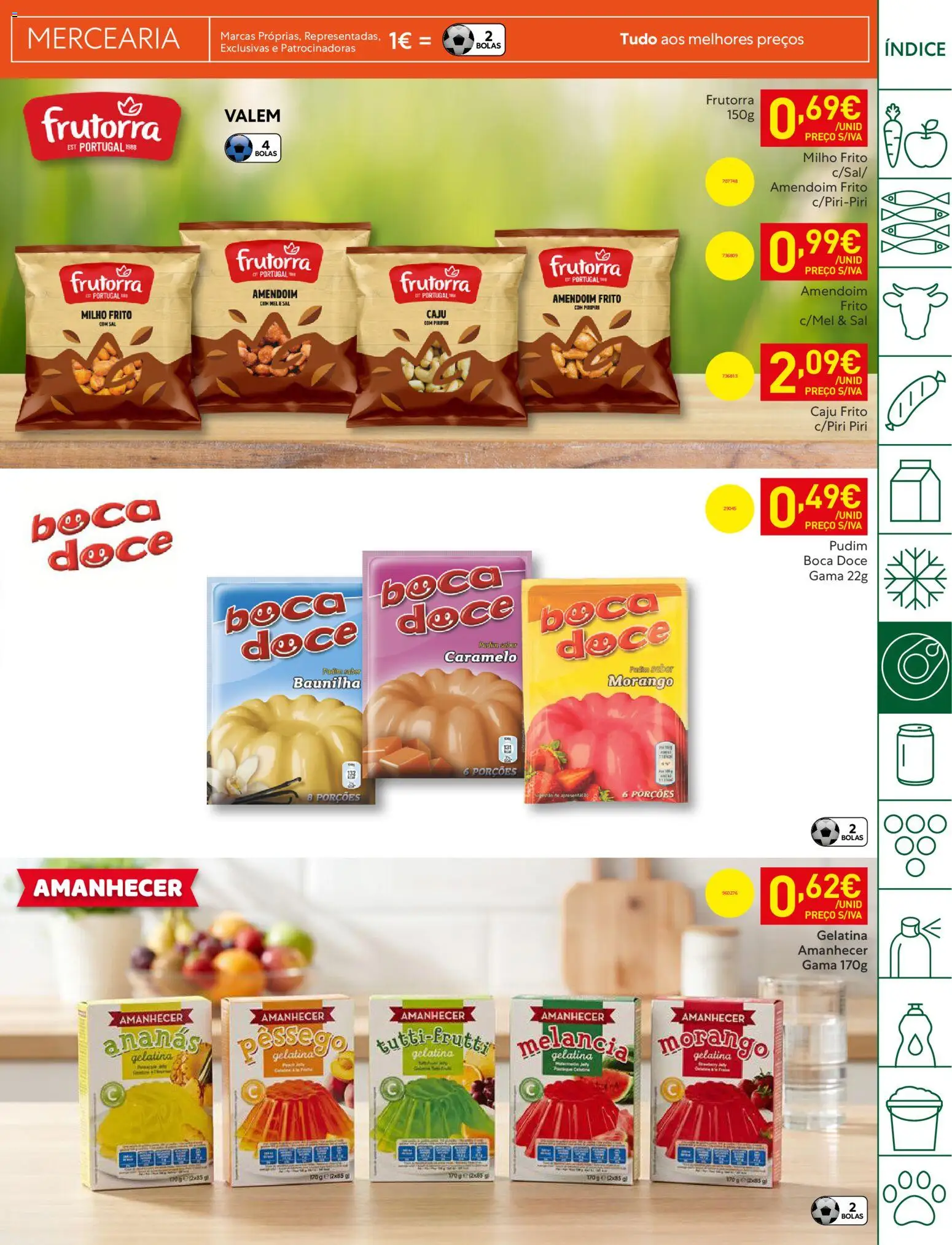 Recheio folheto │ válido de 21.04.2026 | Página: 29 | Produtos: Gelatina, Pudim, Sal, Melancia