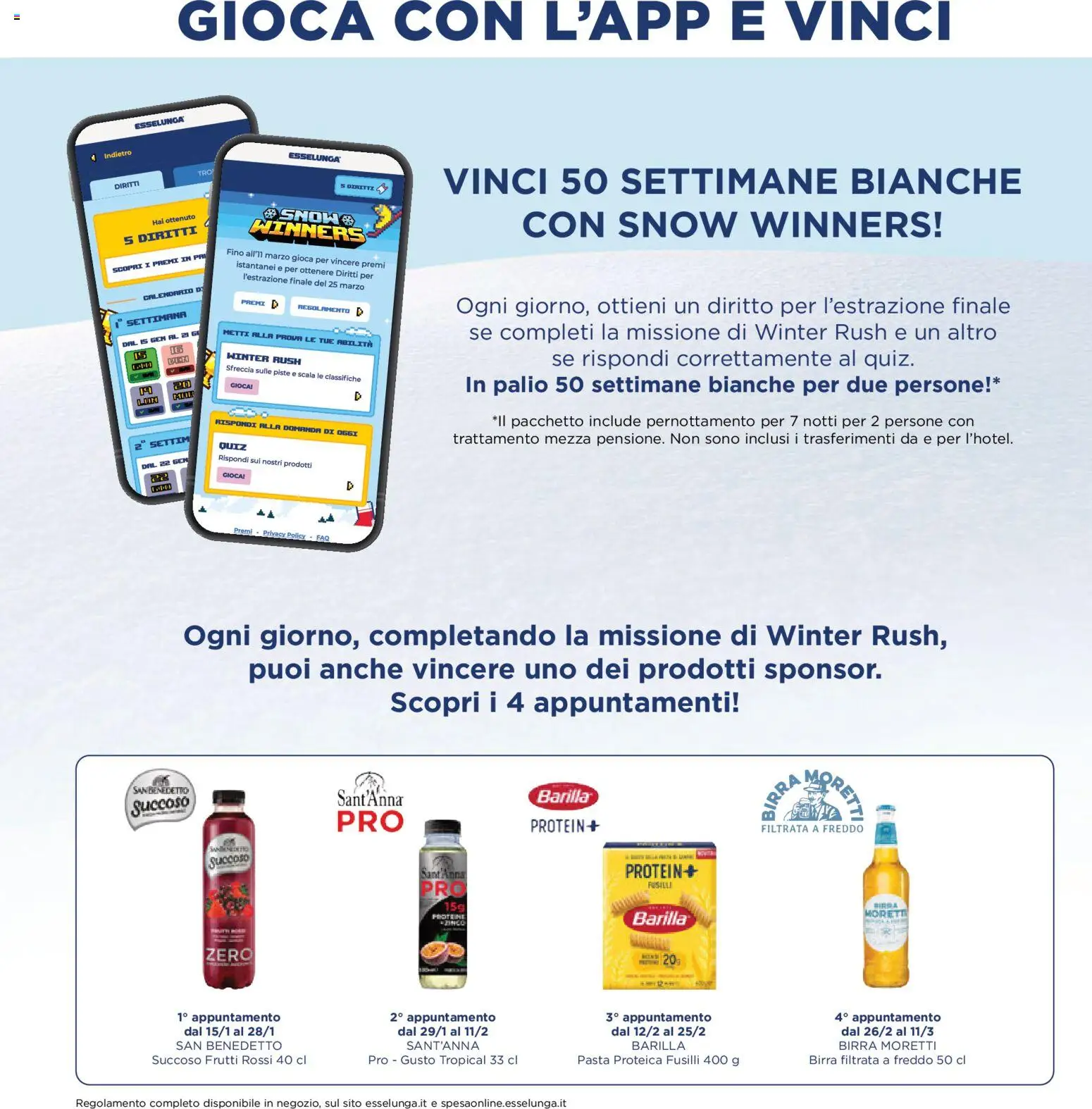 Volantino Esselunga S del 15.01.2026 | Pagina: 5 | Prodotti: Birra, Pasta, Fusilli, Scala