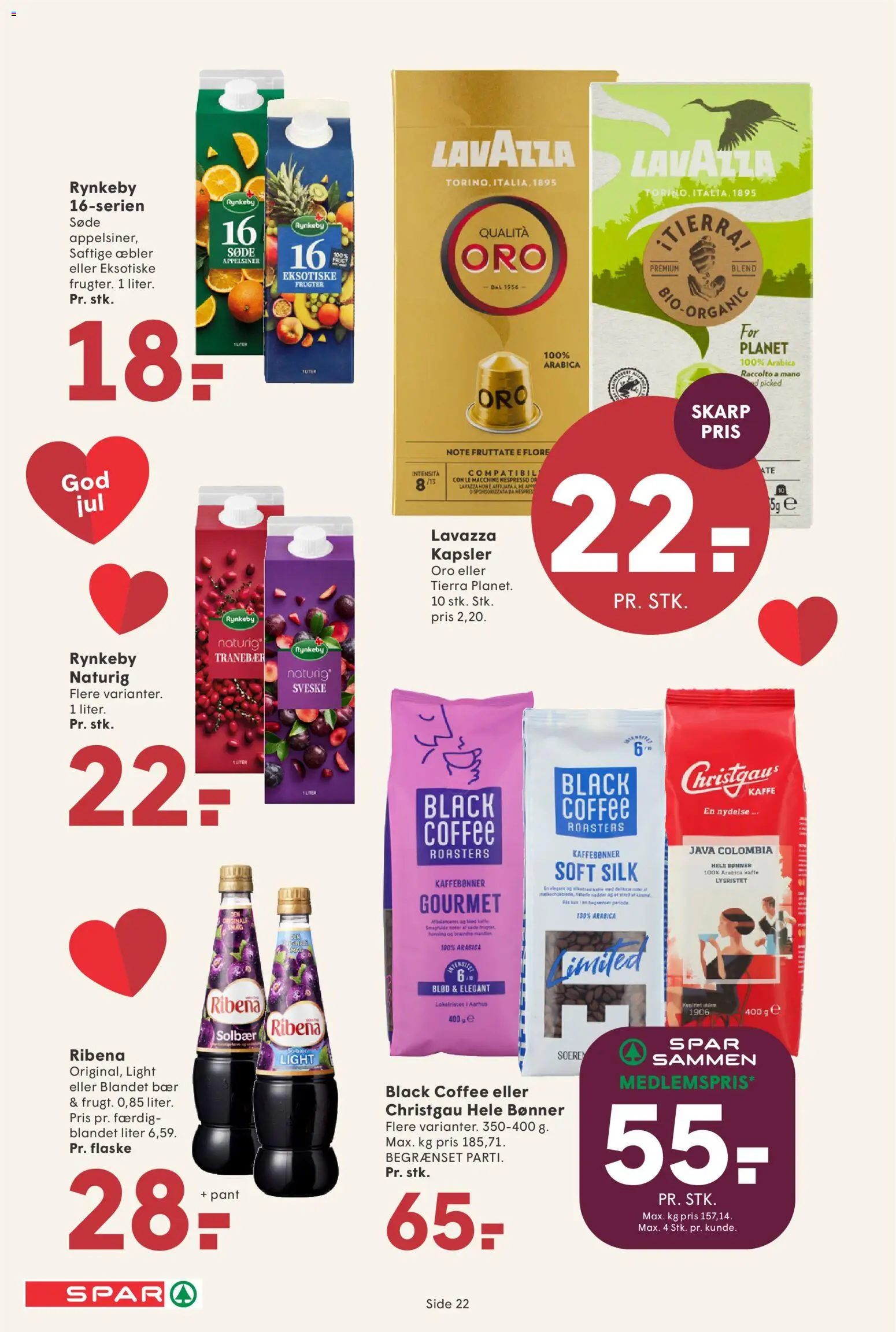Spar tilbudsavis – gyldig fra 05.12.2025 | Side: 26 | Produkter: Æbler, Appelsiner, Bønner, Honning