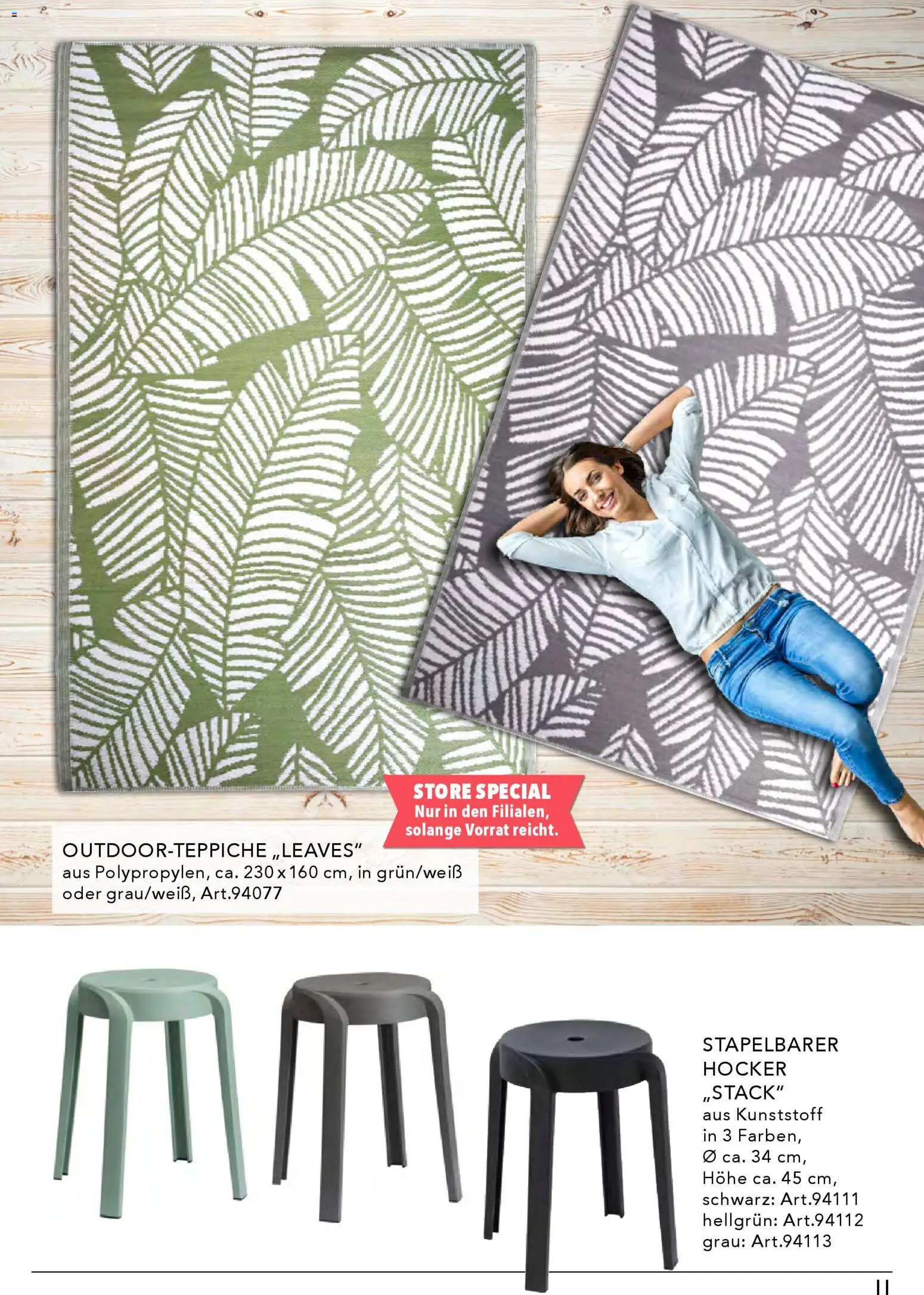 Rahaus Prospekt Gartenmöbel	 – gültig ab 26.02.2026 | Seite: 11 | Produkte: Hocker