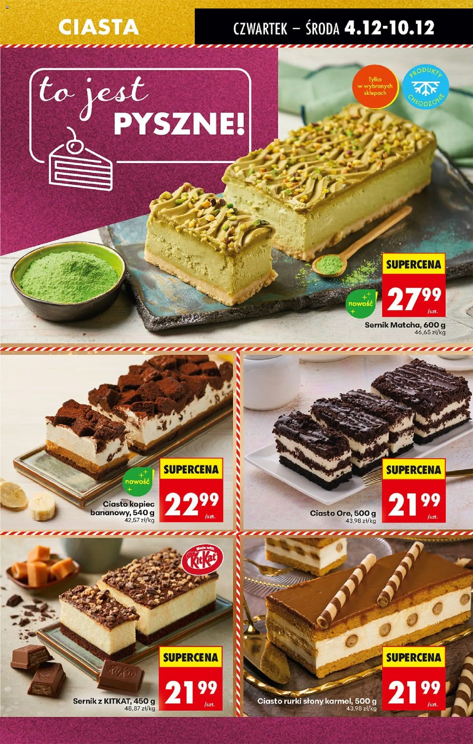 Biedronka gazetka - Oferta w tym tygodniu od 04.12.2025 | Strona: 43 | Produkty: Ciasto