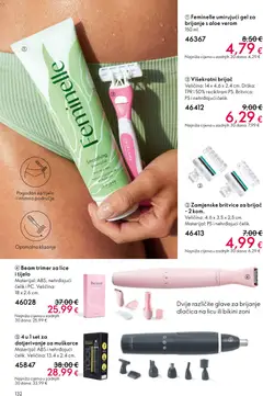 Oriflame - Katalog - Pregled kataloga iz trgovine Oriflame, vrijedi od 28.01.2026 | Stranica: 132 | Proizvodi: Gel za brijanje, Brijač, Zamjenske britvice, Trimer