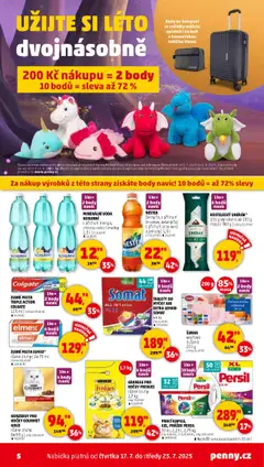 Penny Market leták - Čtvrtečník od 17.07.2025 | Strana: 5 | Produkty: Voda, Aloe vera, Minerální voda, Persil