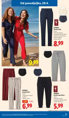 ESMARA Kombinezon, Komad, veličine: 36-46 (S-L) - Pregled kataloga iz trgovine Lidl, vrijedi od 20.04.2026 | Stranica: 25