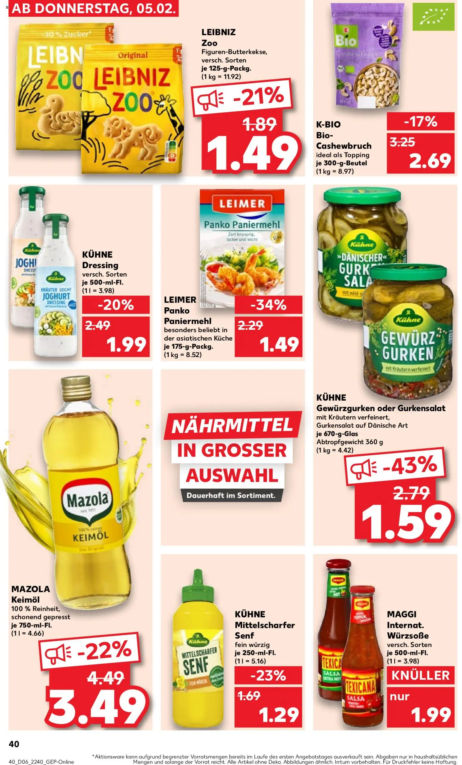 Kaufland prospekt Speyer	 – gültig ab 05.02.2026 | Seite: 40