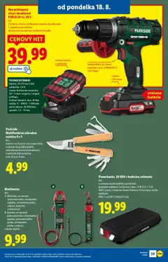 Lidl leták │ platný od 18.08.2025 | Strana: 47