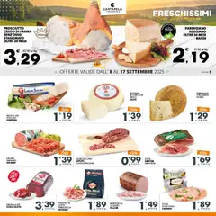Volantino Interspar del 08.09.2025 | Pagina: 5 | Prodotti: Bresaola, Formaggio, Salsiccia, Pecorino