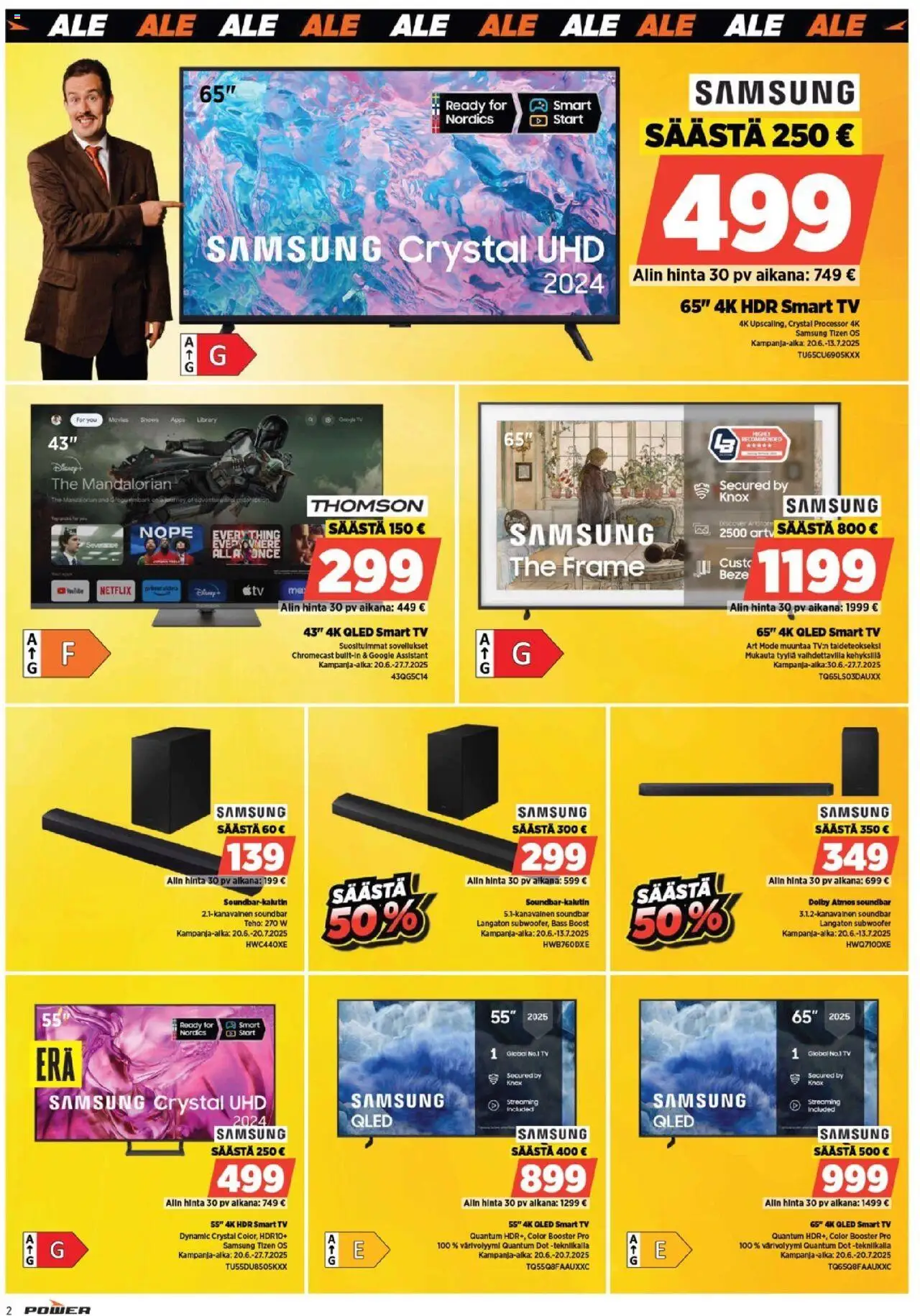  | Sivu: 2 | Tuotteet: Soundbar, TV