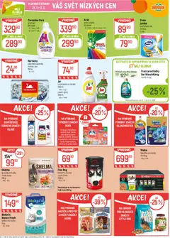 Náhled letáku Globus leták od 21.01.2026 | Strana: 24 | Produkty: Box, Coccolino, Ariel, Sheba