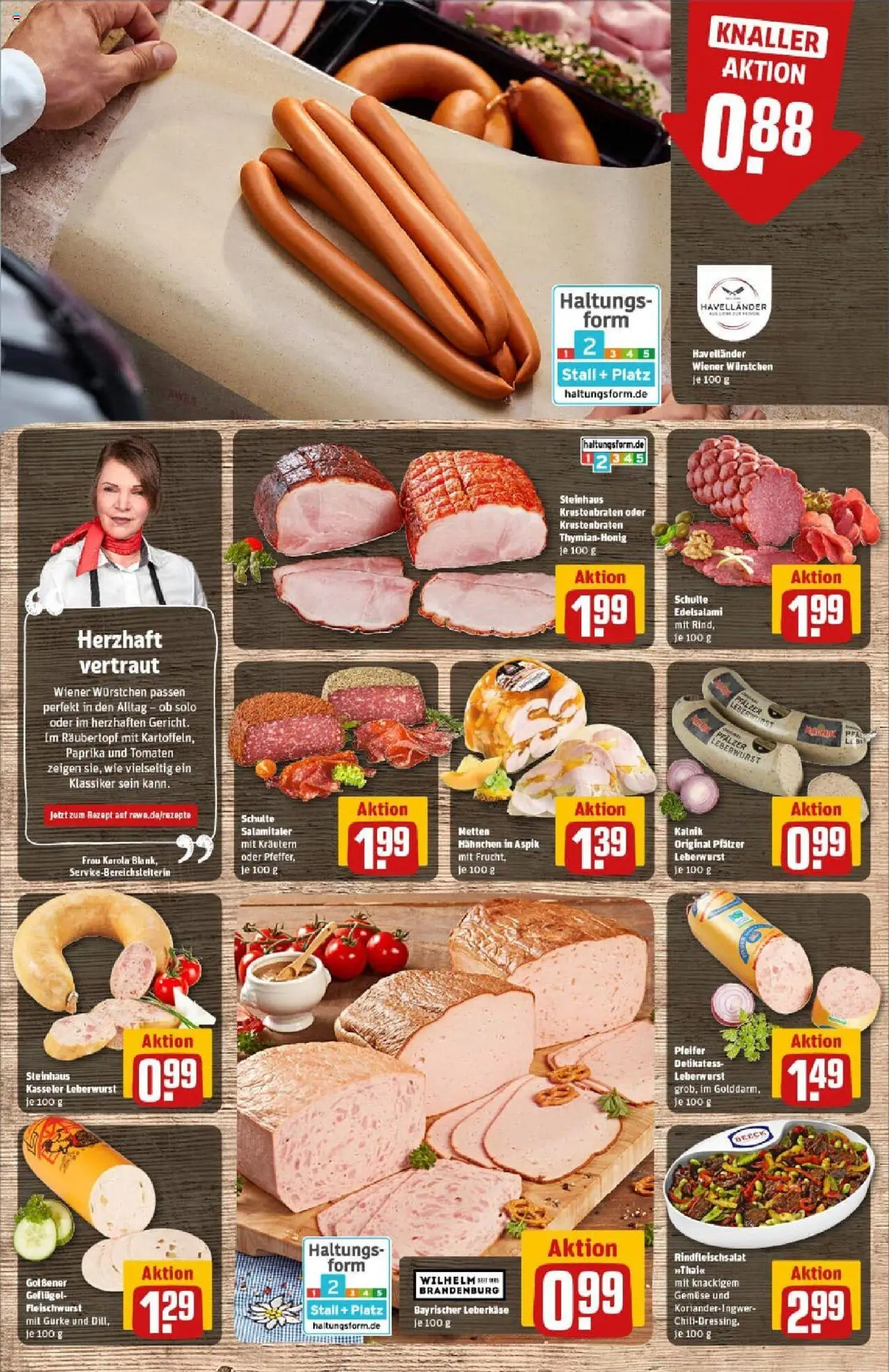 Rewe prospekt Wernigerode	 - gültig ab dem 22.06.2025 | Seite: 12 | Produkte: Tomaten, Krustenbraten, Paprika, Leberkase