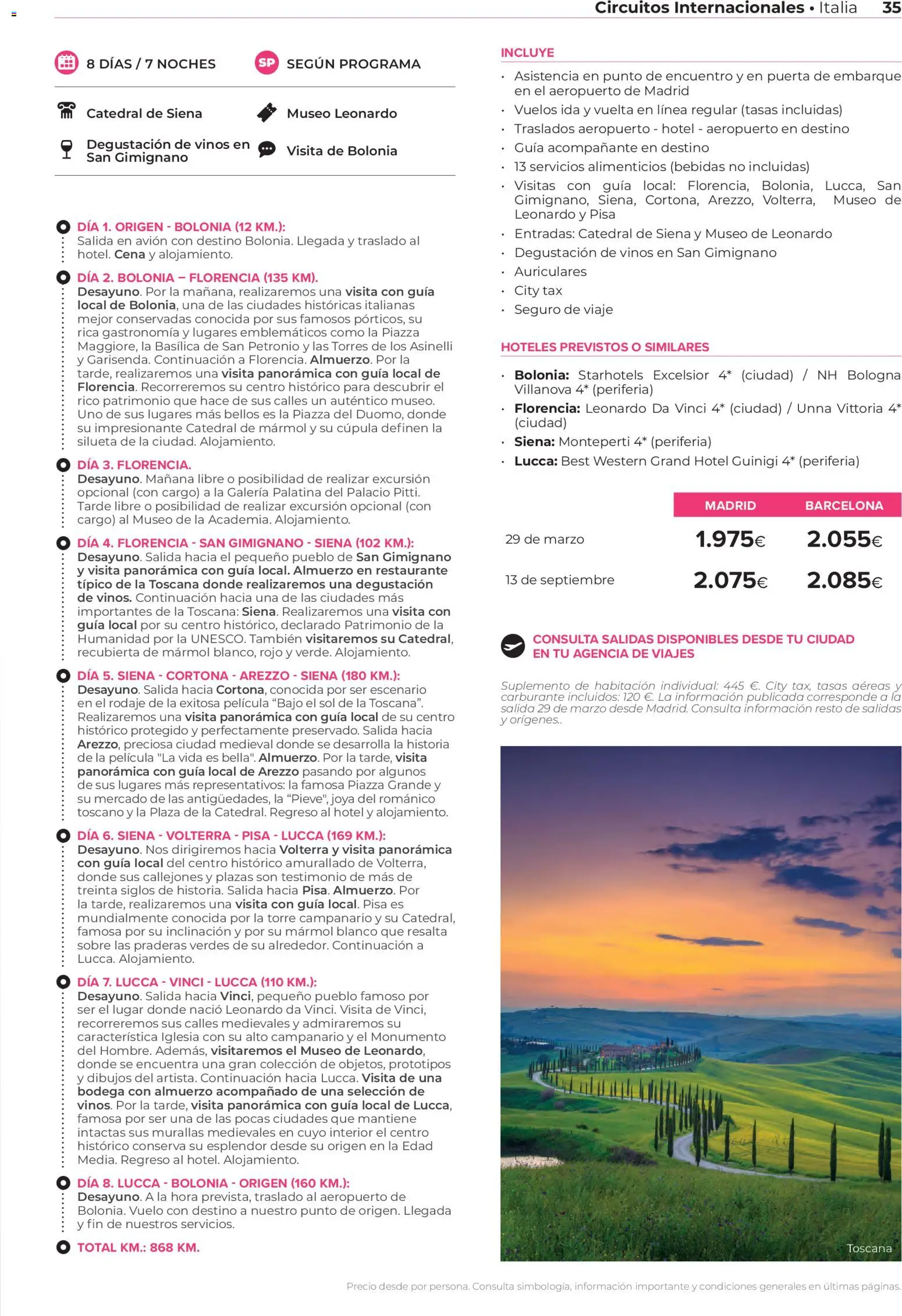 Viajes El Corte Inglés Circuitos exclusivos │ válido desde el 28.03.2026 | Página: 35 | Productos: Auriculares