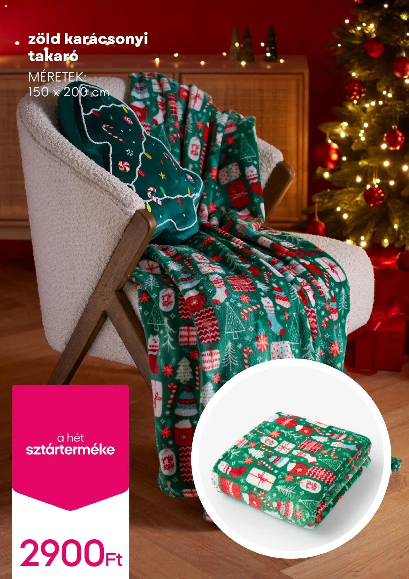 Pepco akciós ujság - amely érvényes a következő dátumtól: 20.11.2025 | Oldal: 3 | Termékek: Takaró