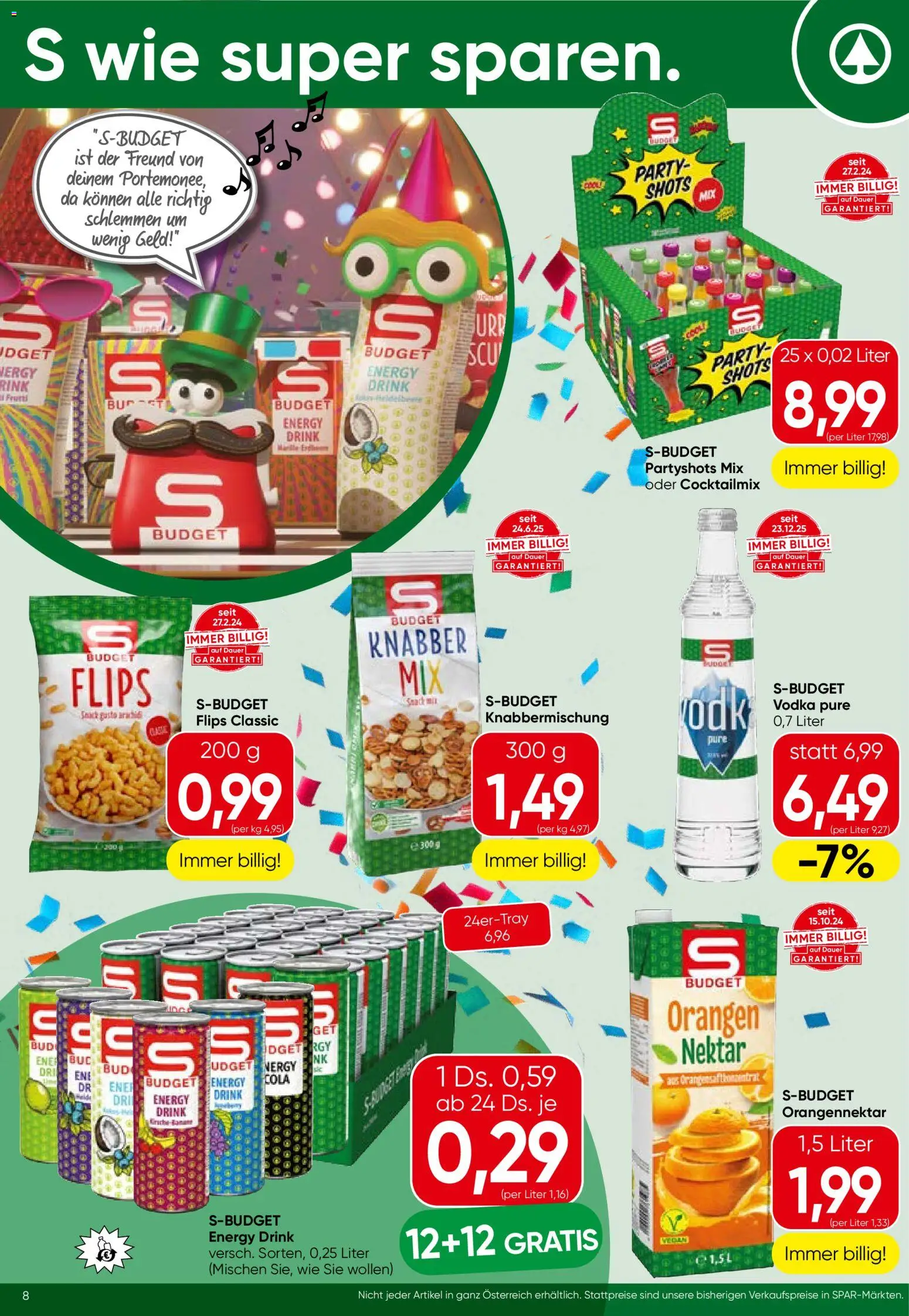 Eurospar Flugblatt gültig ab 12.02.2026 | Seite: 8 | Produkte: Orangen