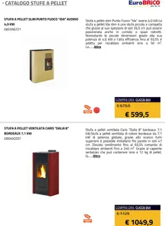 Anteprima del volantino Eurobrico Stufe a Pellet catalogo valido a partire dal 23.07.2025 | Pagina: 25 | Prodotti: Pellet, Stufa a pellet, Stufa