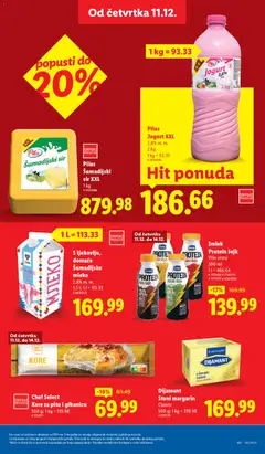 Dijamant Stoni margarin Classic, 500 g; 1 kg = 339.98 - pregled Lidl kataloga - važi od 11.12.2025 | Strana: 21 | Proizvode: Margarin, Mleko, Sir, Jogurt