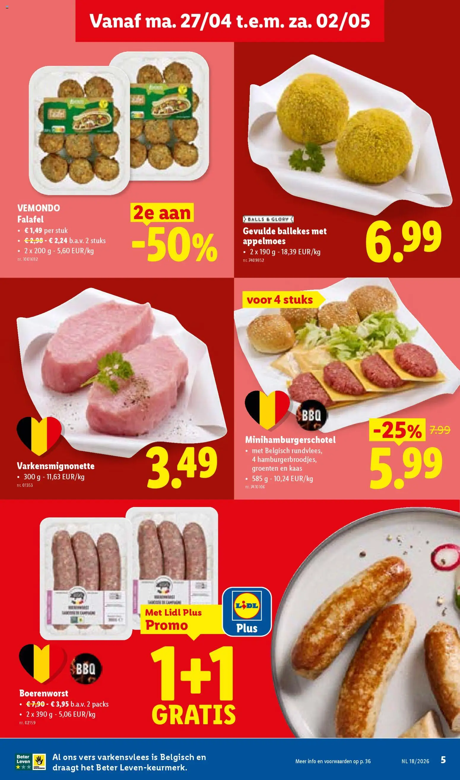 {H1} | Pagina: 5 | Producten: Varkensvlees, Groenten, Kaas