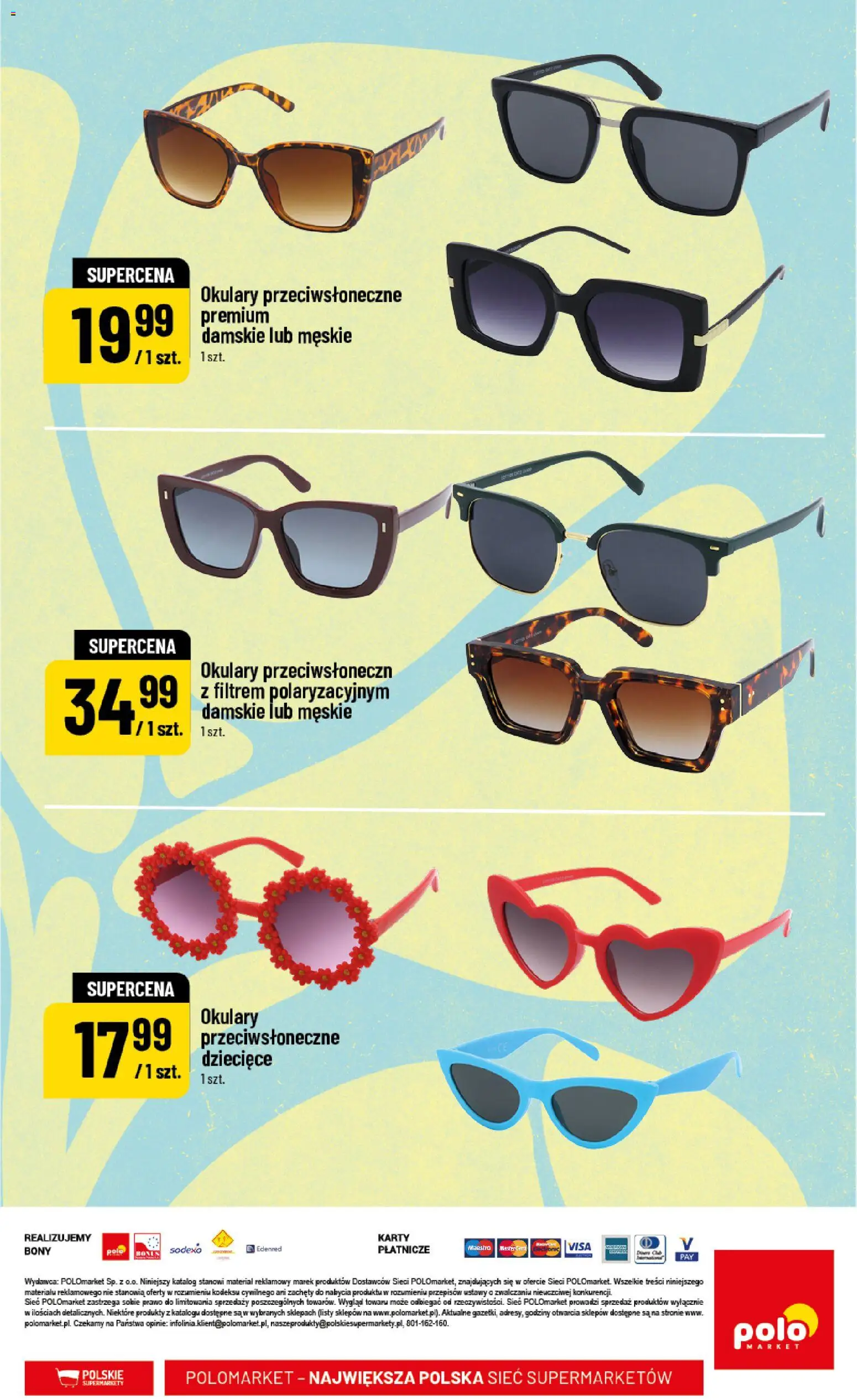 POLOmarket gazetka - Wiosna od 17.04.2026 | Strona: 18 | Produkty: Okulary, Okulary przeciwsłoneczne
