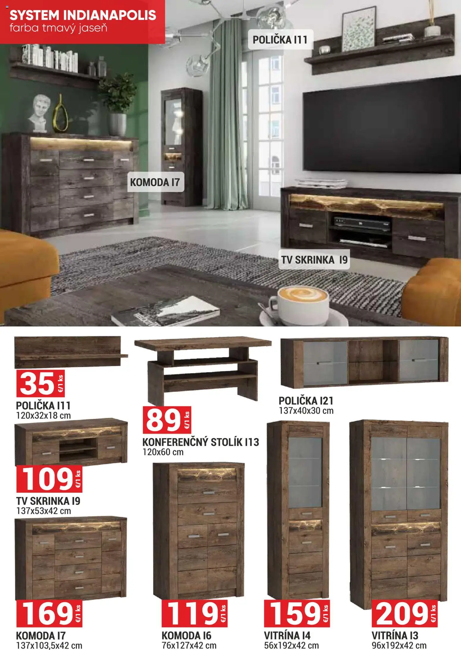 Nové Merkury Market akcie – leták je platný od 01.11.2025 | Strana: 9 | Produkty: Tv, Skrinka, Komoda, Konferenčný stolík