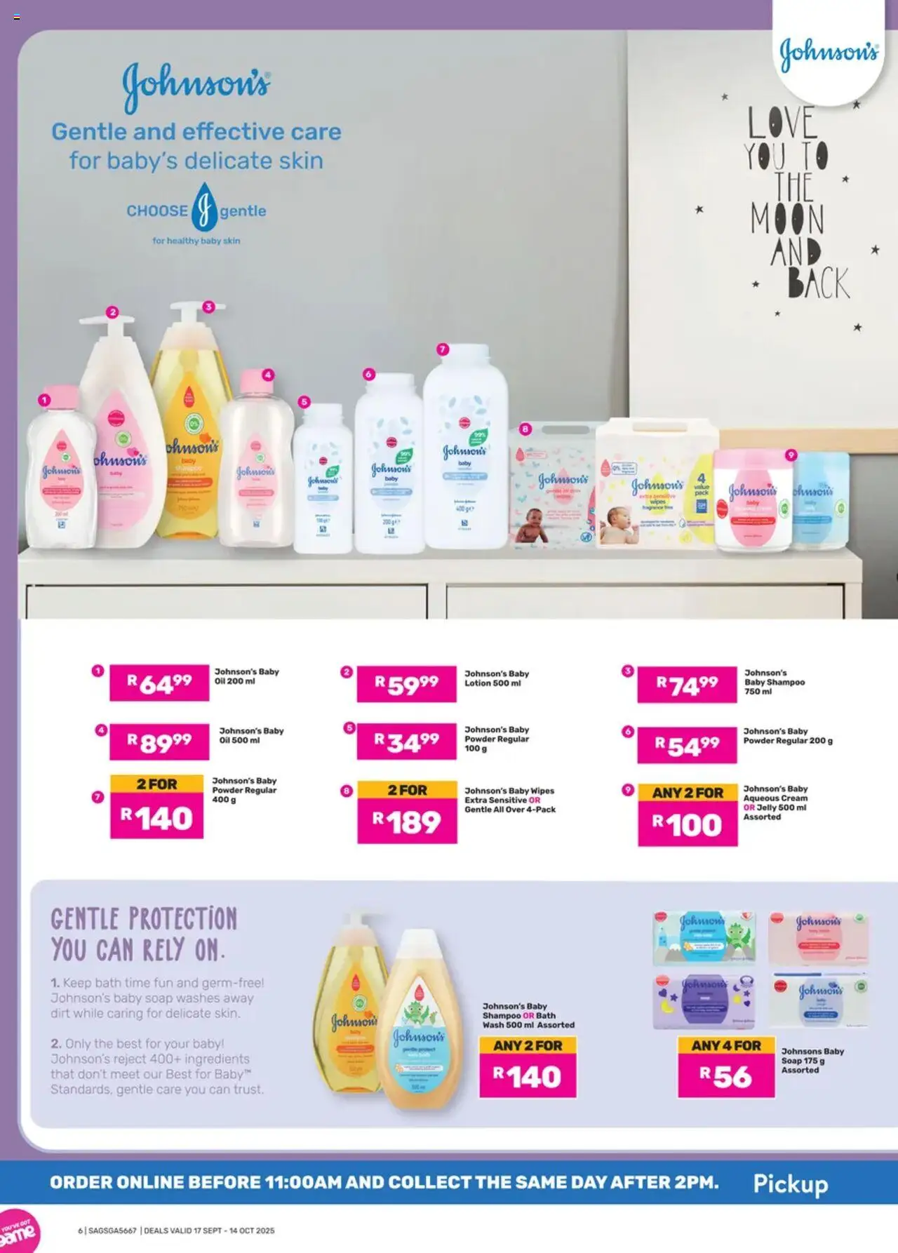 Game Baby & Beyond  valid from 17.09.2025 | Page: 6 | Products: Cream, Oil, Shampoo, Bath