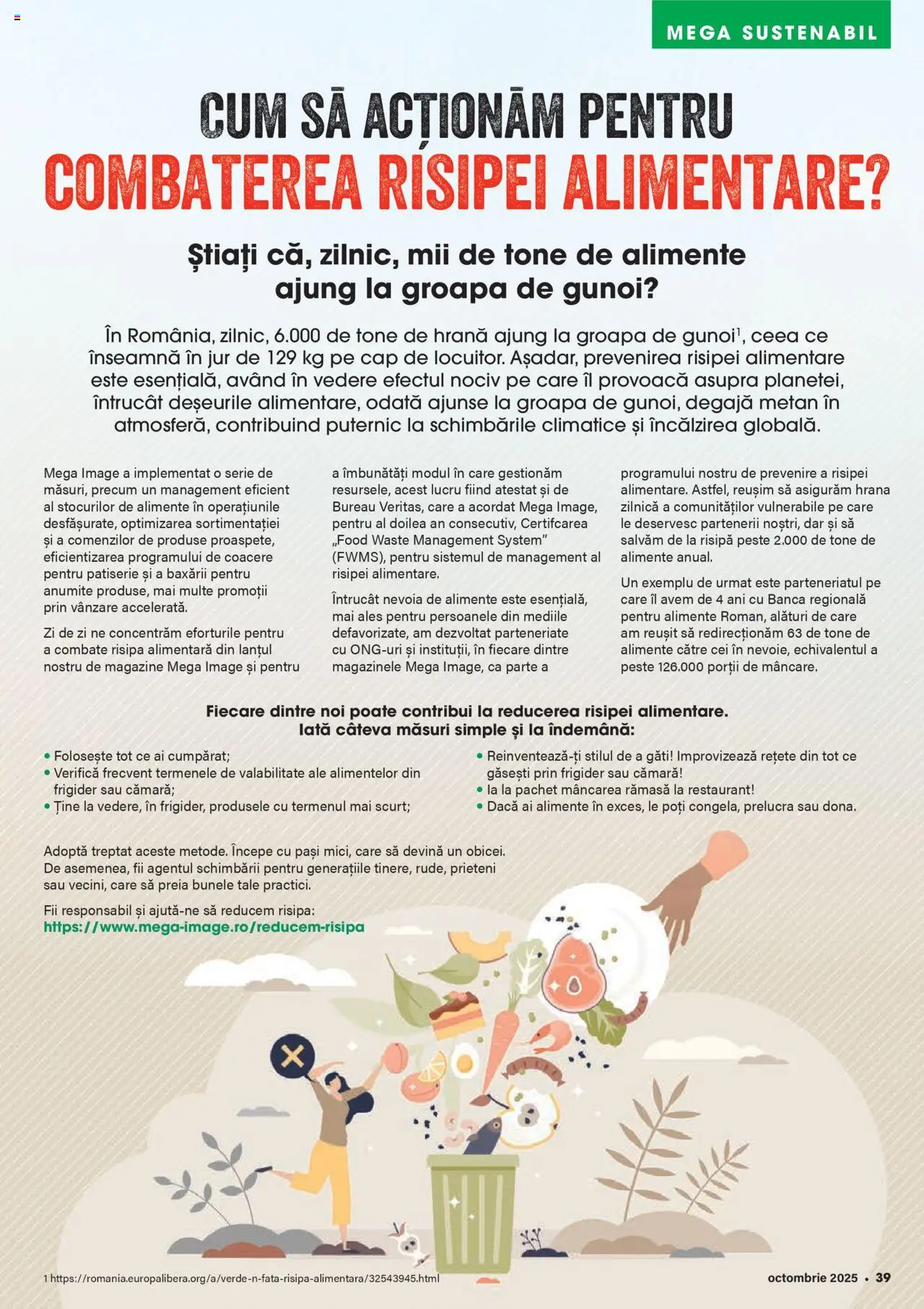 Noul catalog Mega Image – valabil de la 02.10.2025 | Pagină: 39 | Produse: Frigider, Bancă, Pește