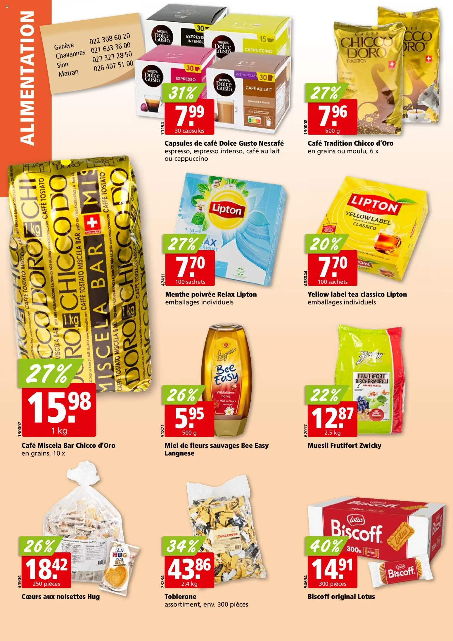 Aligro aktionen Chavannes, Matran, Genève, Sion – gültig ab 06.04.2026 | Seite: 18