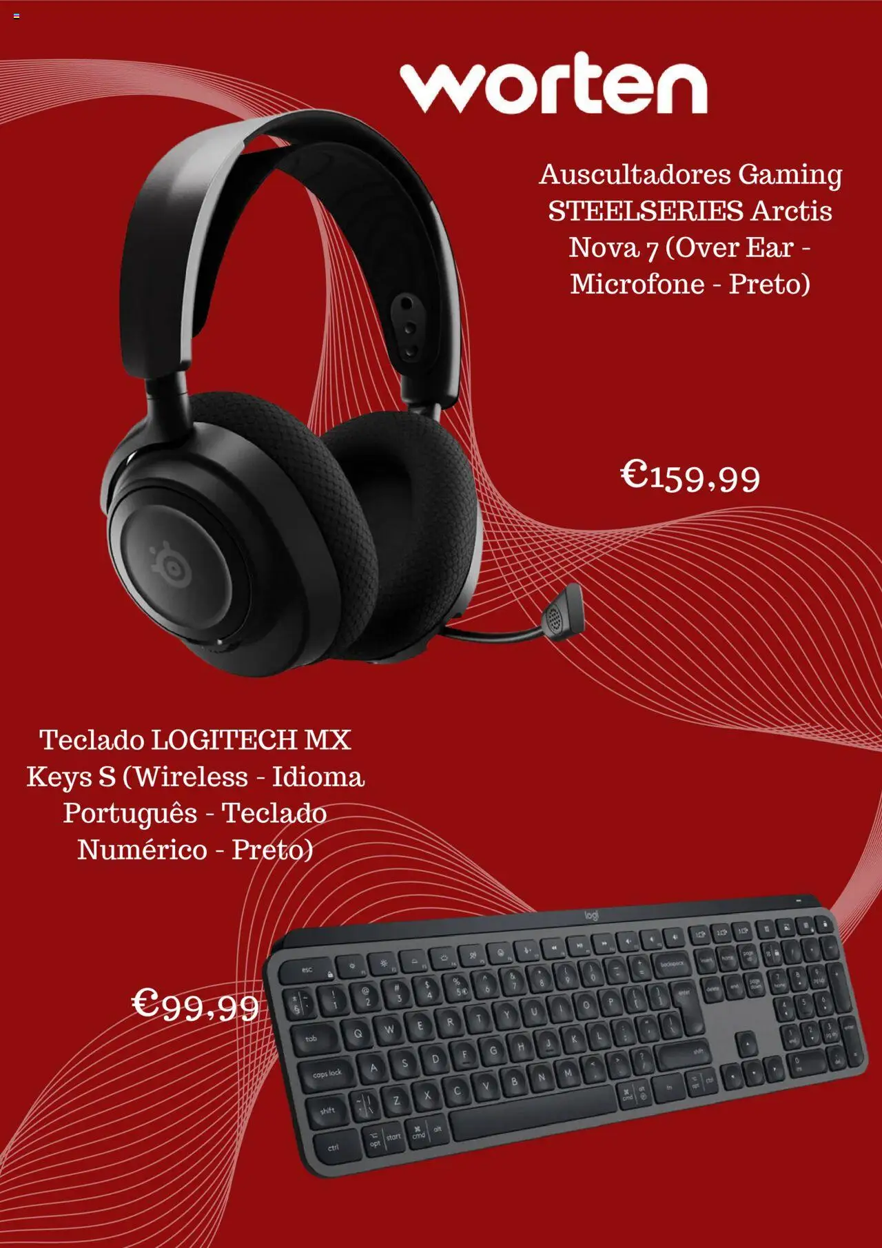 Worten Promoções │ válido de 01.08.2025 | Página: 6 | Produtos: Teclado, Microfone