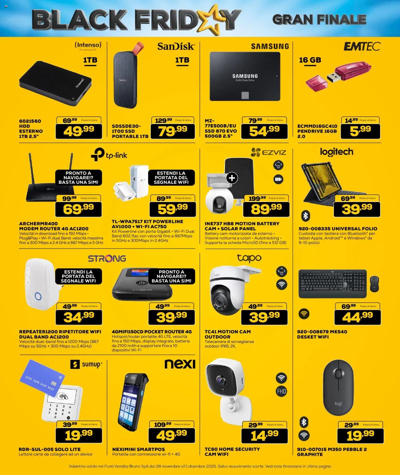 Volantino Euronics del 26.11.2025 | Pagina: 10 | Prodotti: Tablet, Tastiera, Batteria, Samsung