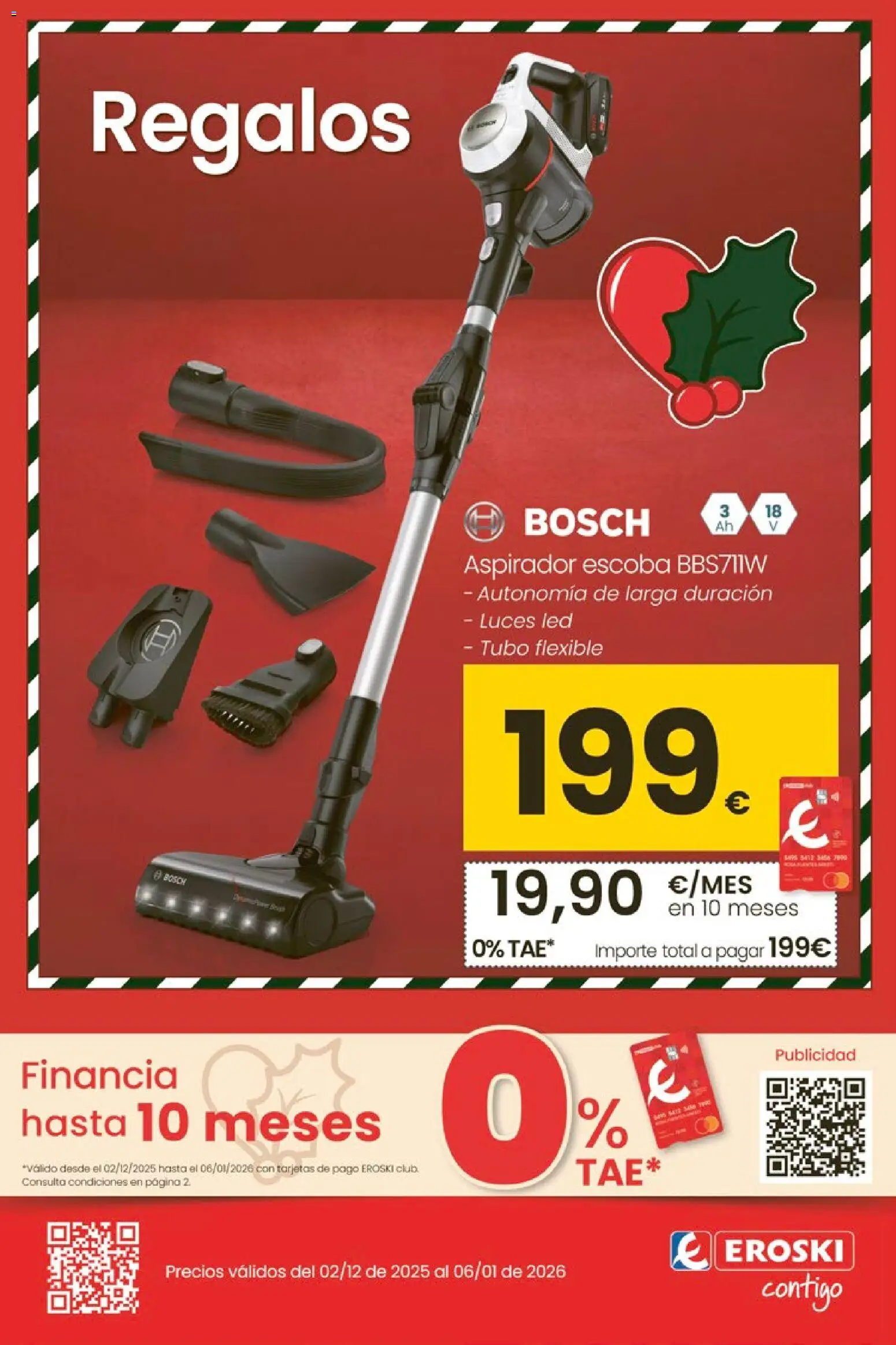 Eroski - Regalos │ válido desde el 02.12.2025 | Página: 1 | Productos: Escoba, Aspirador