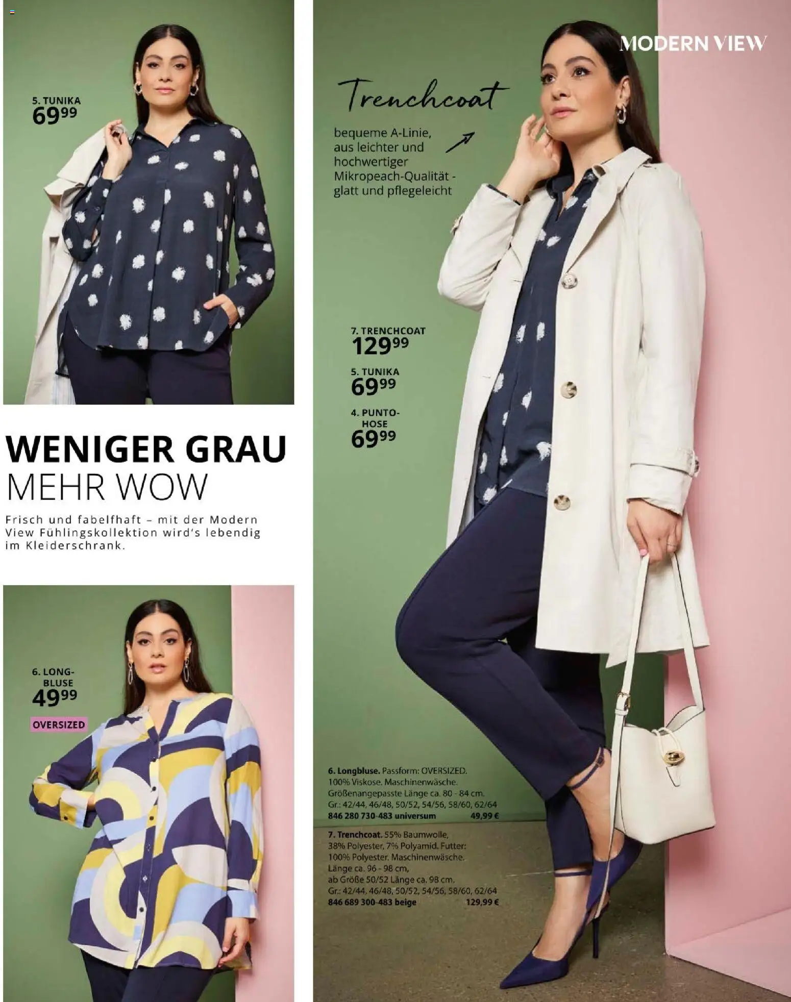 Ulla Popken akciós ujság - amely érvényes a következő dátumtól: 01.03.2026 | Oldal: 29 | Termékek: Tunika