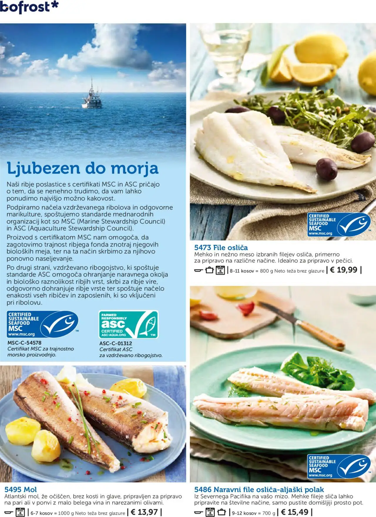 Novi Bofrost katalog ponudbe – veljaven od 01.05.2025 | Stran: 70 | Izdelki: Teza