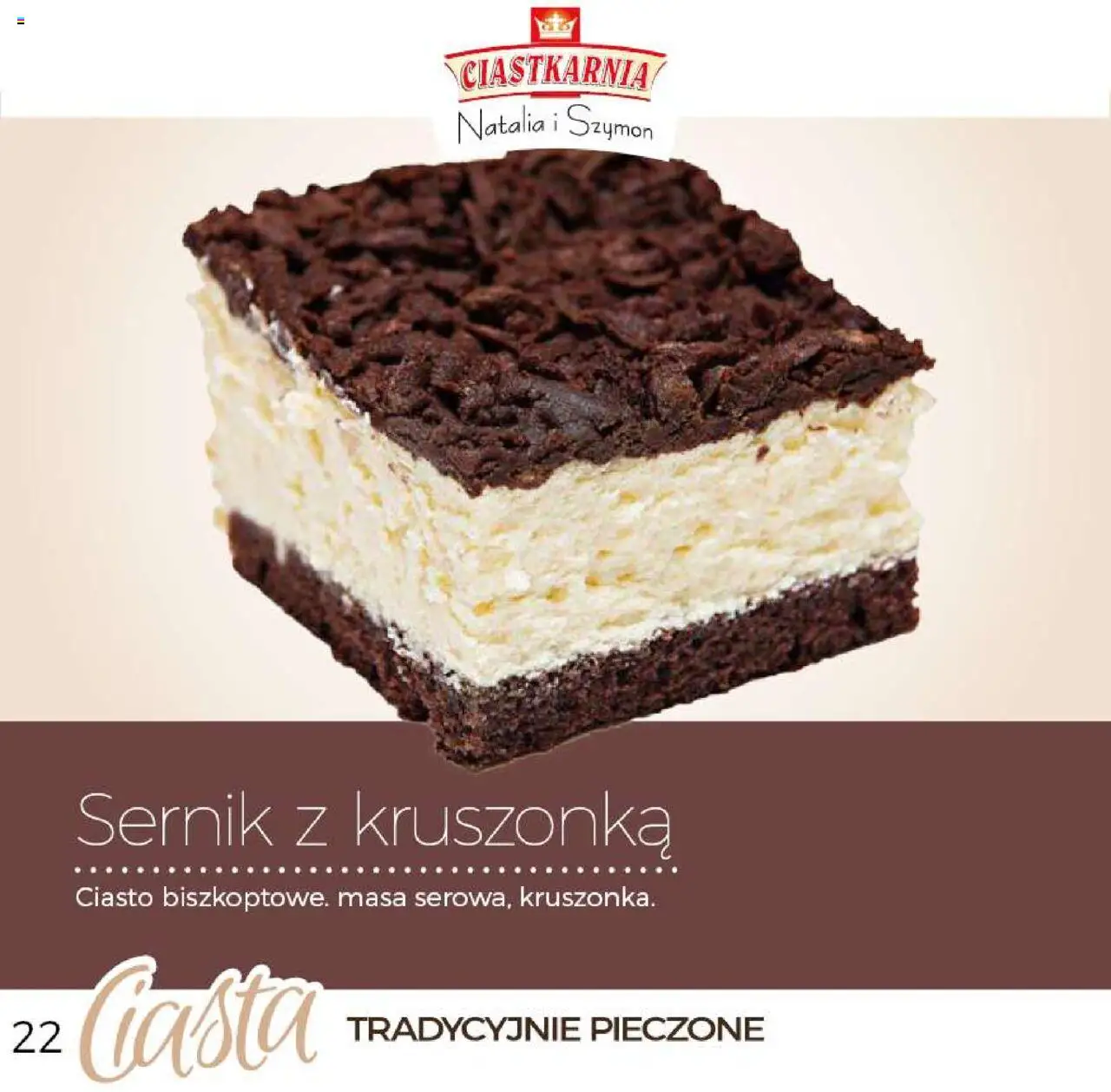 Topaz Gazetka - Ciast od 04.06.2025 | Strona: 22 | Produkty: Ciasto