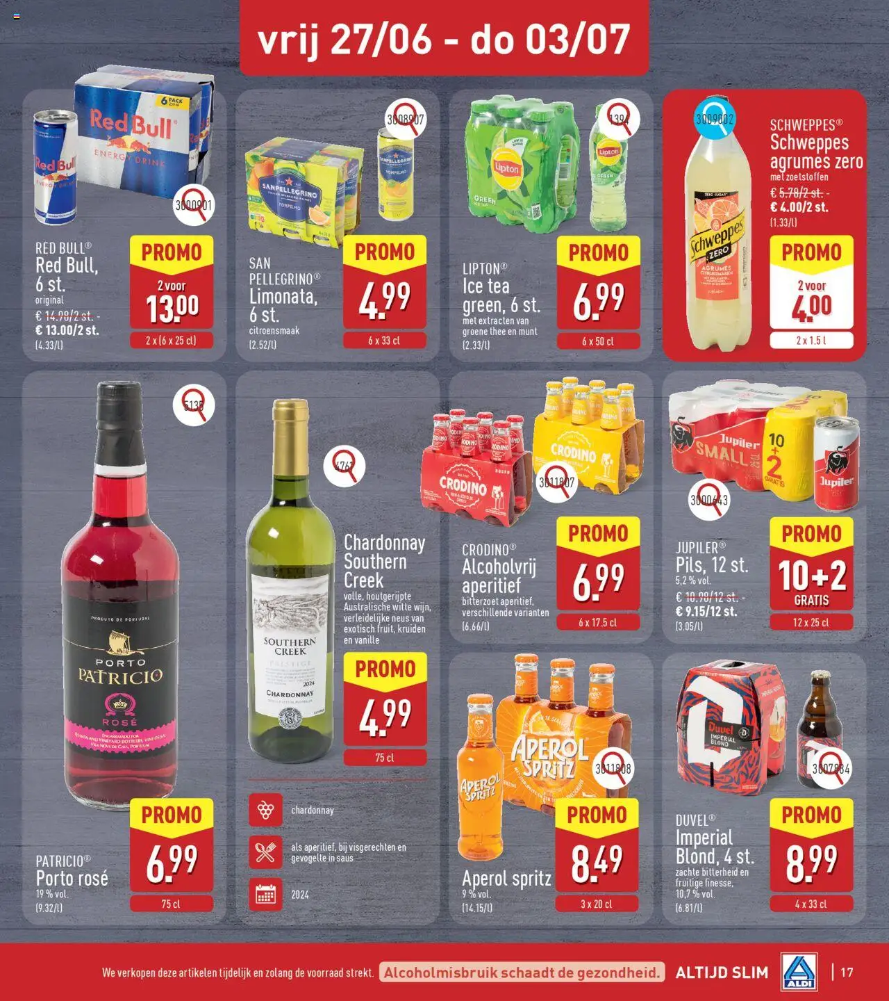  | Pagina: 17 | Producten: Thee, Red Bull, Saus, Munt